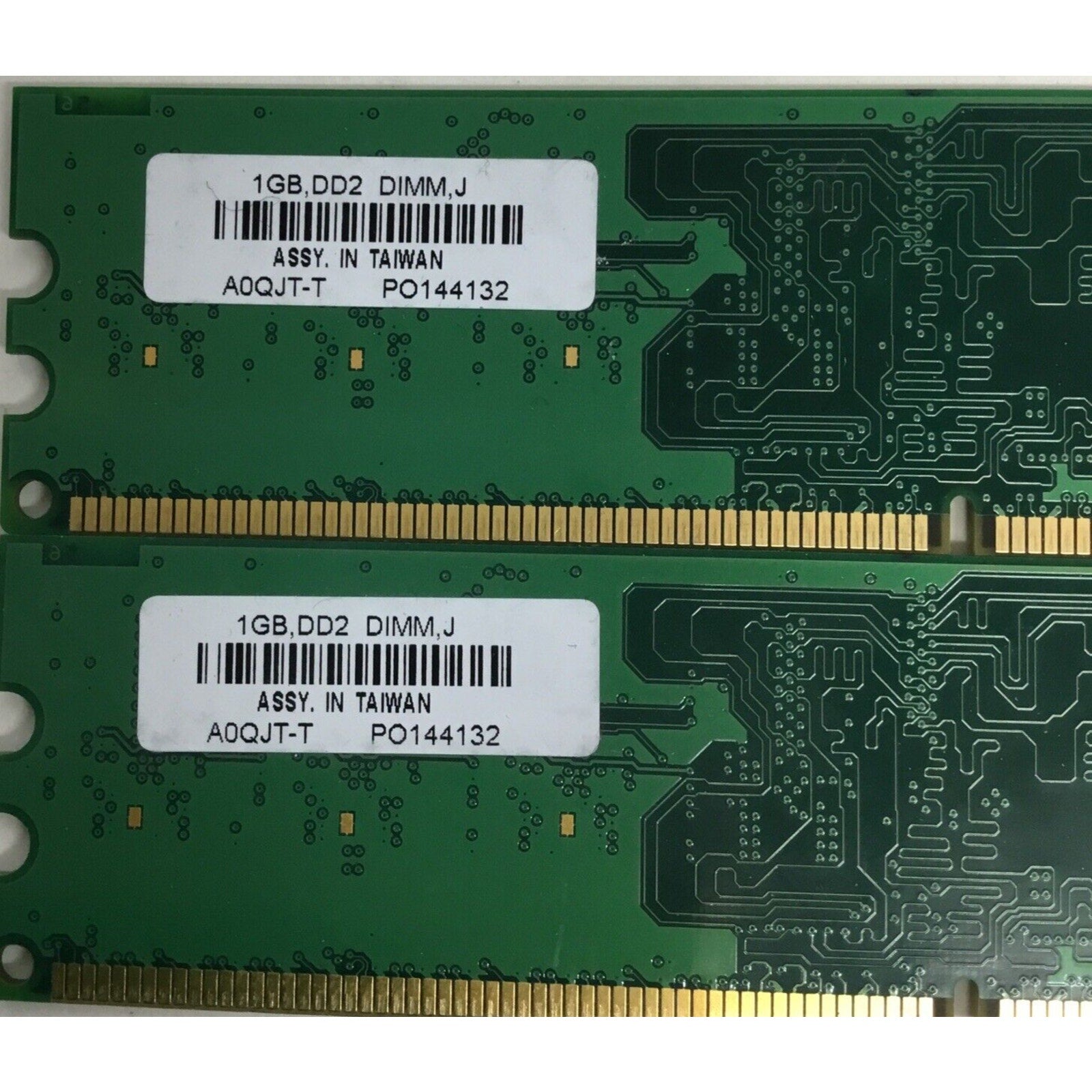 2GB (2x 1GB) DD2 DIMM,J - A0QJT-T PO 144132