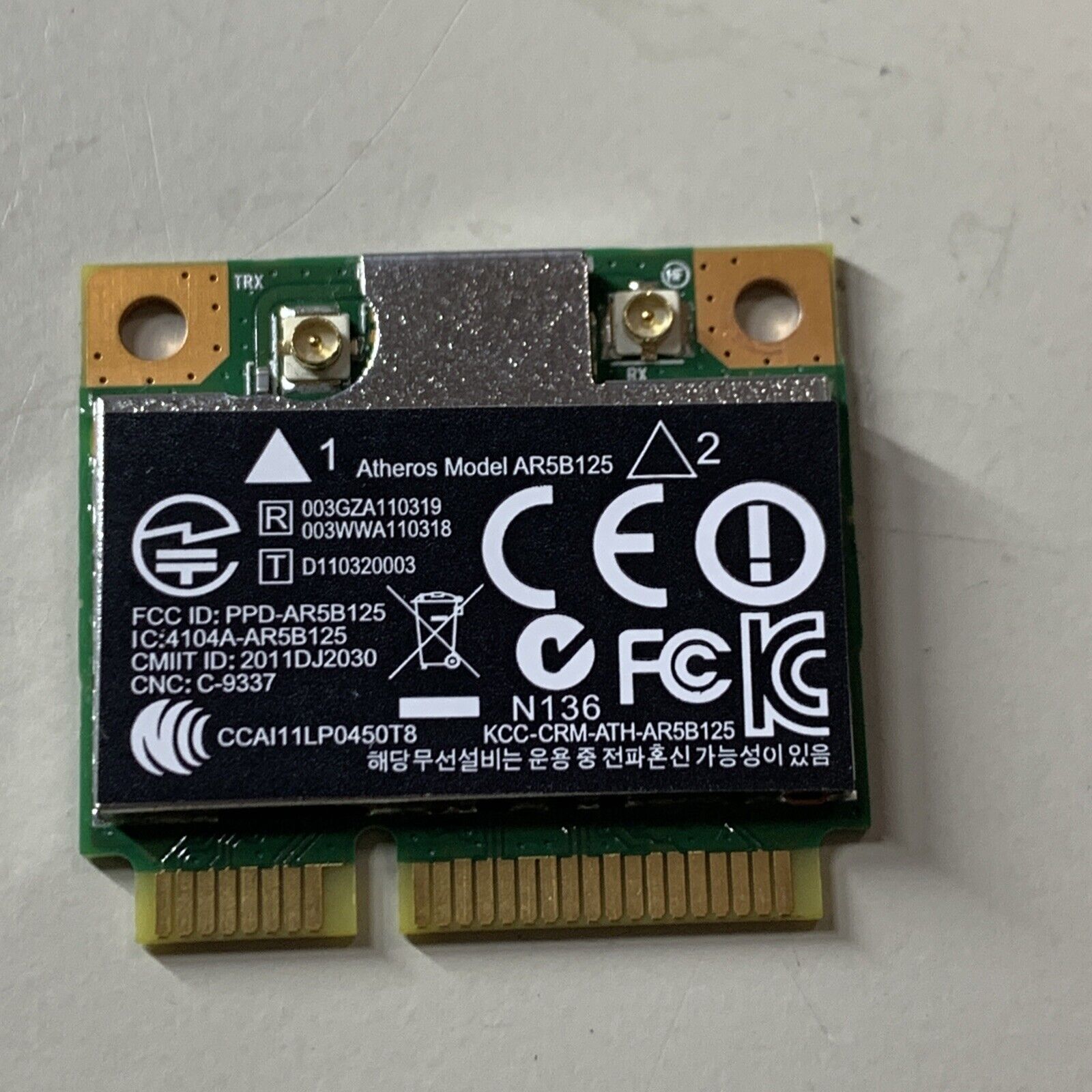 670036-001 HP 2000 AR5B125 Wifi Wireless Card 675794-001 WN6607AH-H1 Genuine