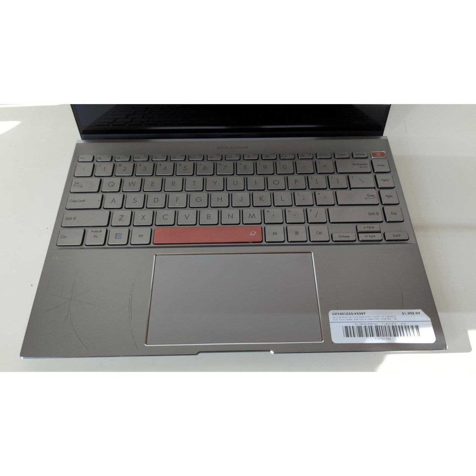 Asus Zenbook 14X OLED Space Edition i9-12900H 32GB RAM 1TB SSD - UX5401ZAS-XS99T