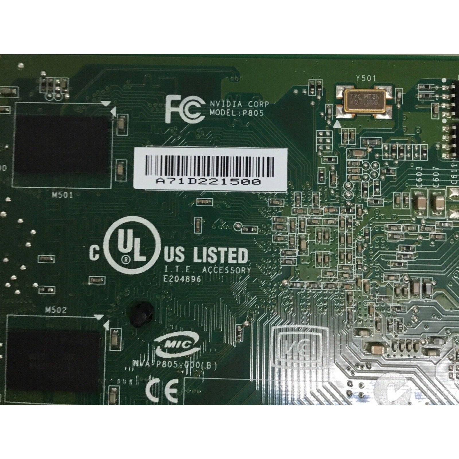 Nvidia N751G PCIe Video Card 9300 256MB CN-0N751G Optiplex 380 P805