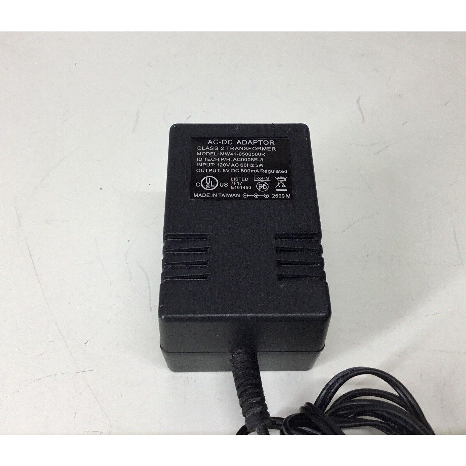 AC Adapter MW41-0500500R 5V DC Class 2 Transformer Power