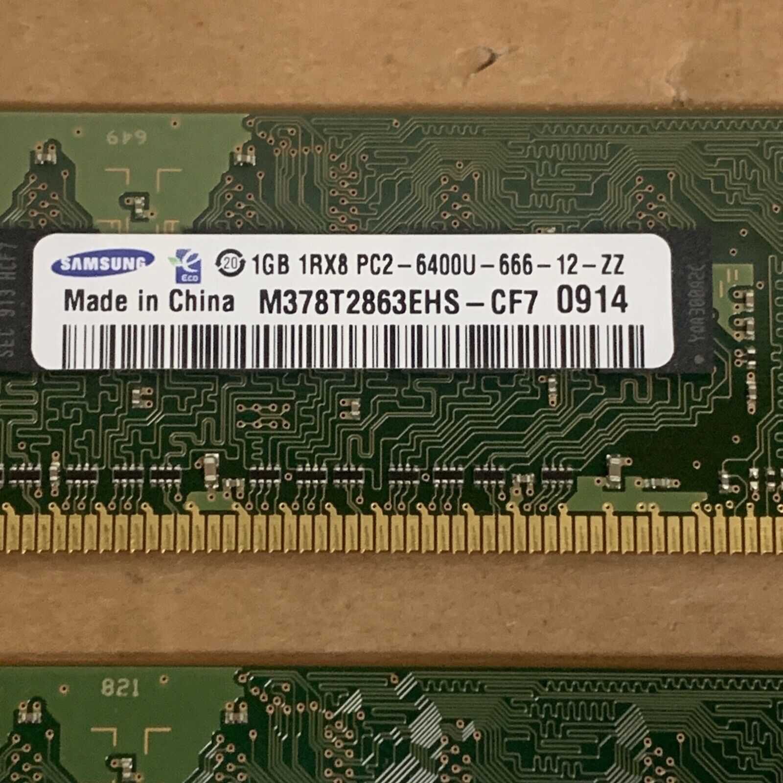 SAMSUNG 4GB 4x1GB RAM PC2-6400 DDR2-800 MEMORY KIT M378T2863EHS-CF7 Dell 740 755