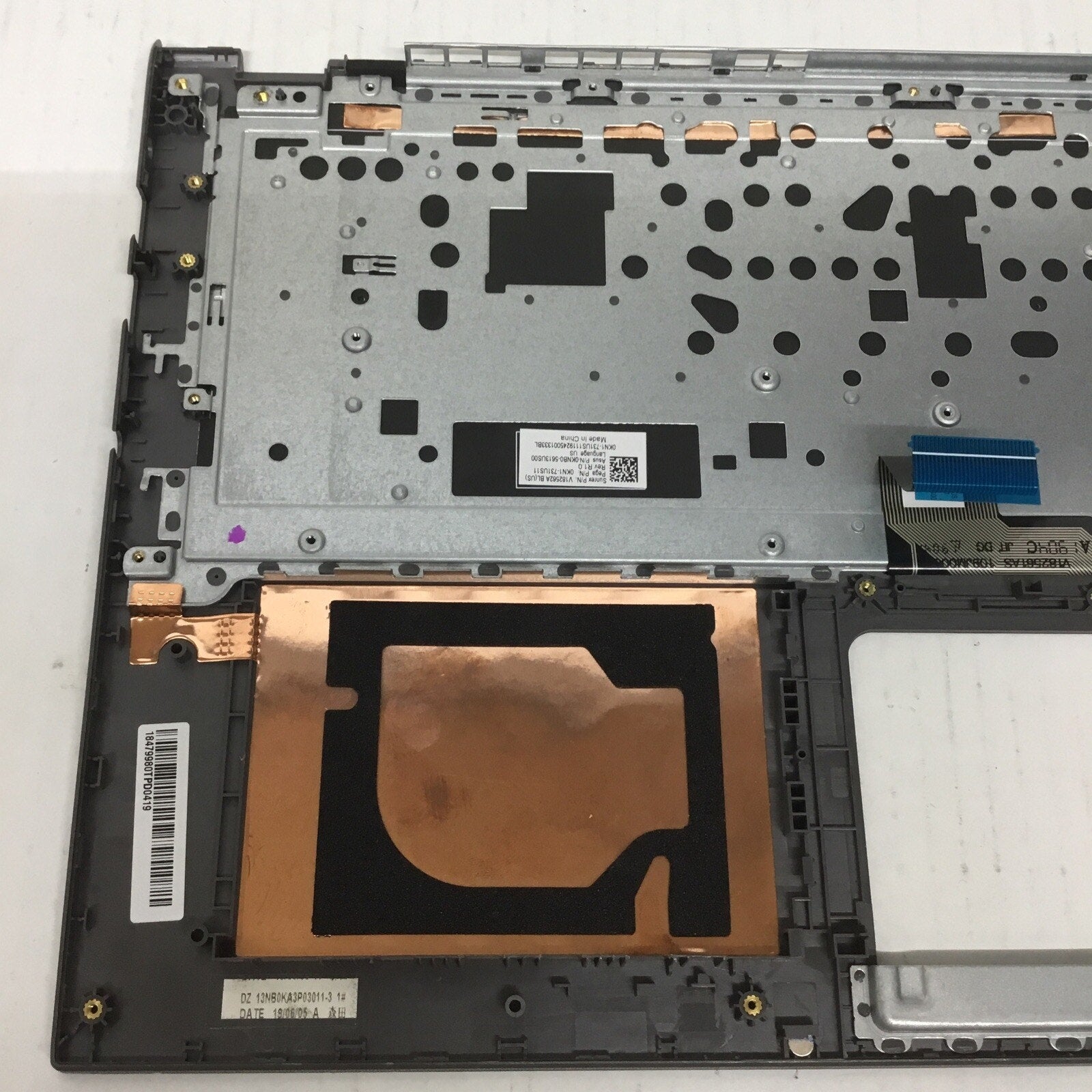 For PARTS Asus VivoBook X512DA 15.6" Palmrest w/ Keyboard 13NB0KA3AP0321