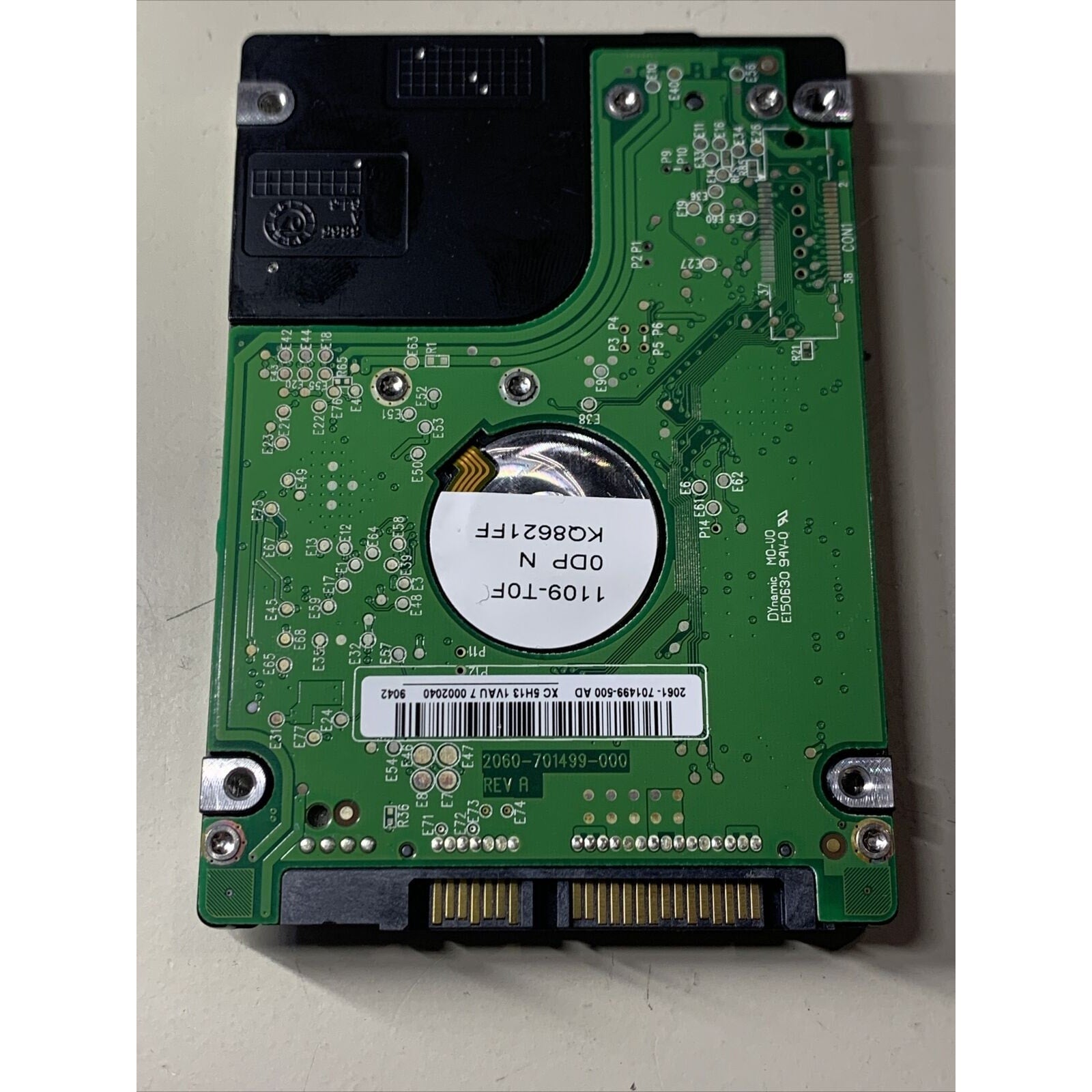 WD WD3200BEVT-75ZCT1 320GB SATA 2.5” Hard Drive 0WU082 2060-701499-000