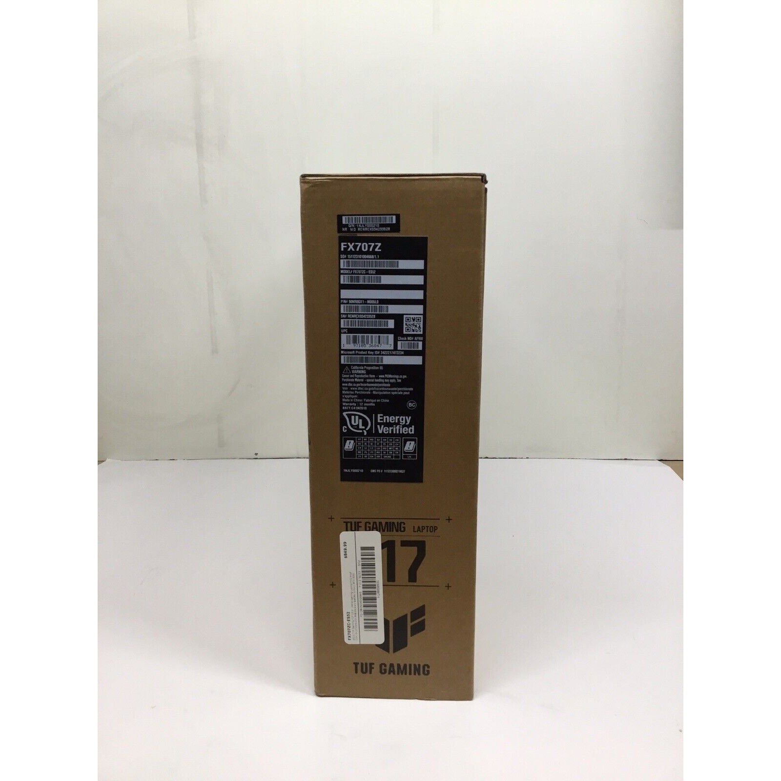 ASUS TUF Gaming FX707ZC-ES52 F17 17.3" FHD i5 8GB 1TB RTX 3050 2024