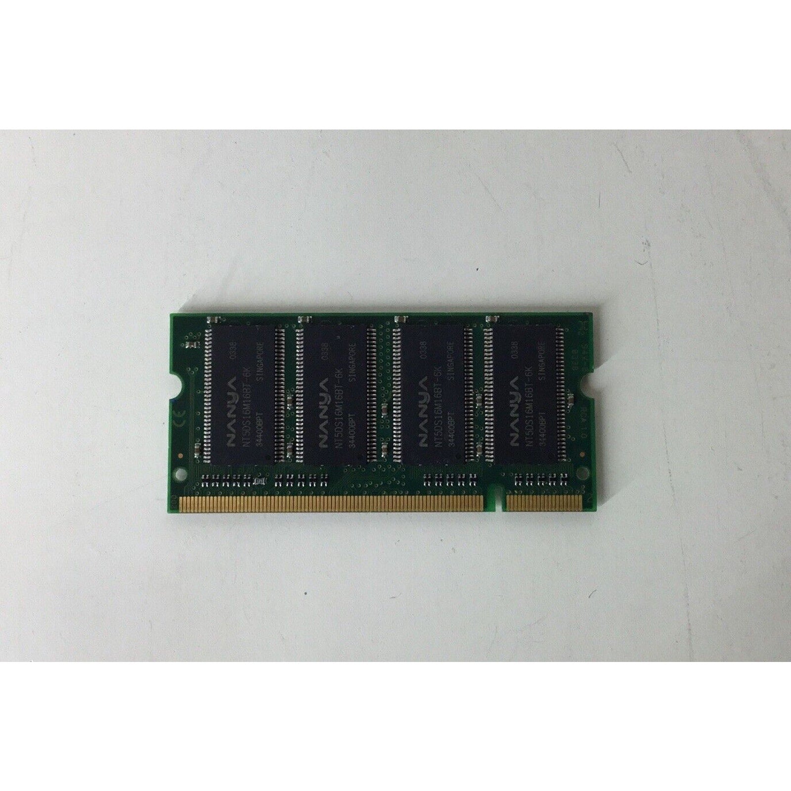 Nanya Sodimm Memory 256MB DDR PC2700 CL2.5 333MHz NT256D64SH8BAGM-6K
