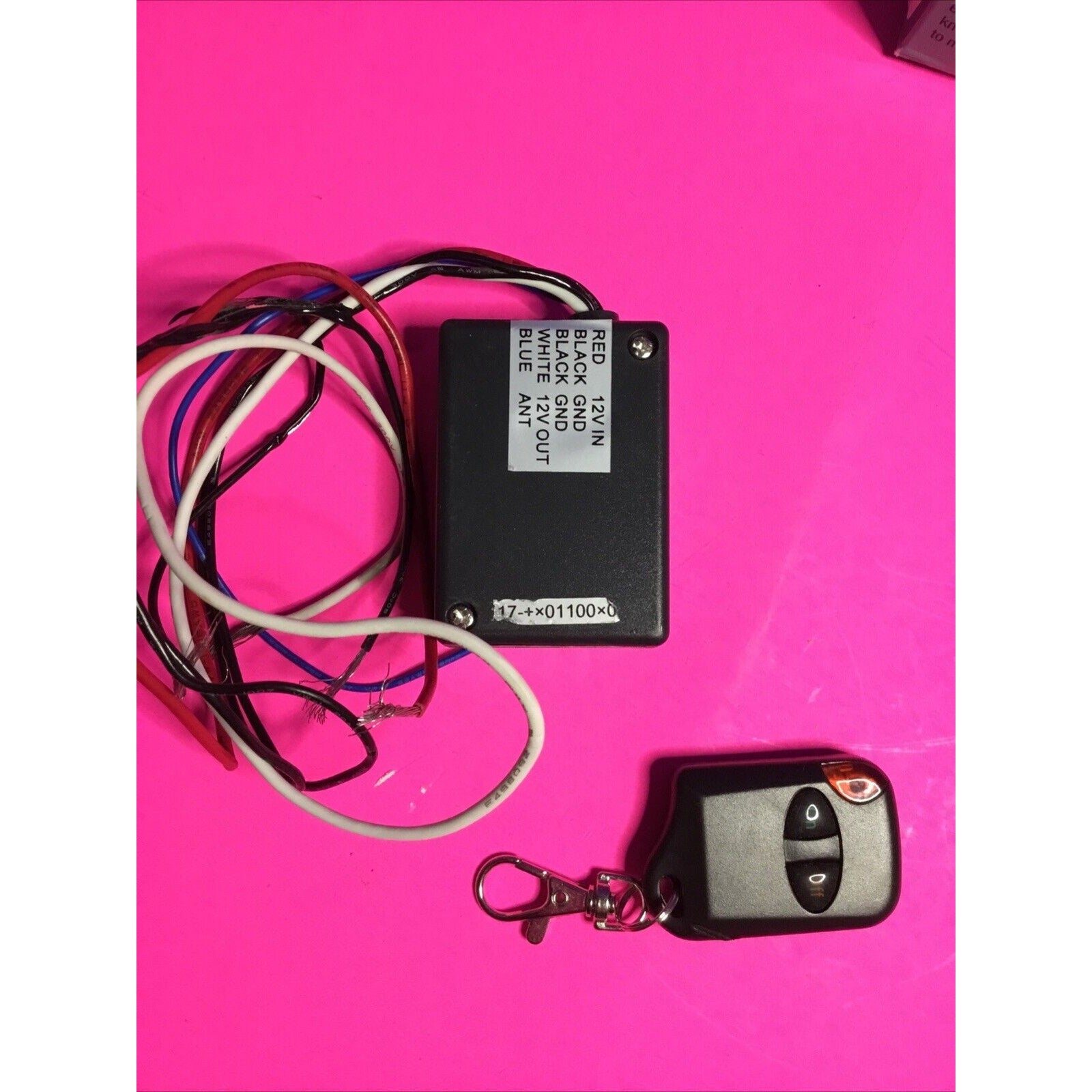 12v 15A 2 channels on off dry contact wireless relay remote control switch