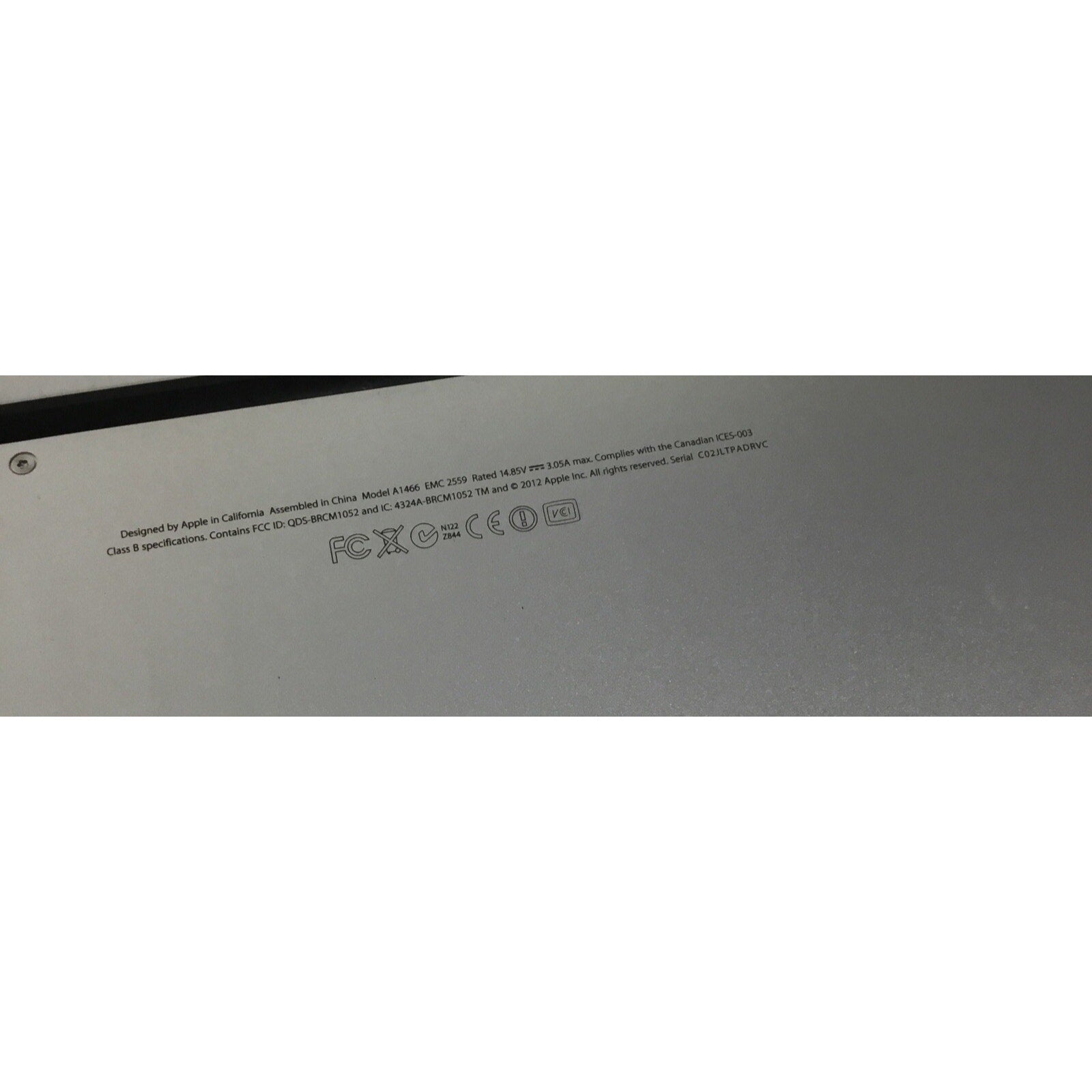 Lot of 2 MacBook Air A1466 Laptops i5 1.4GHz 4GB Ram For Parts READ DESC