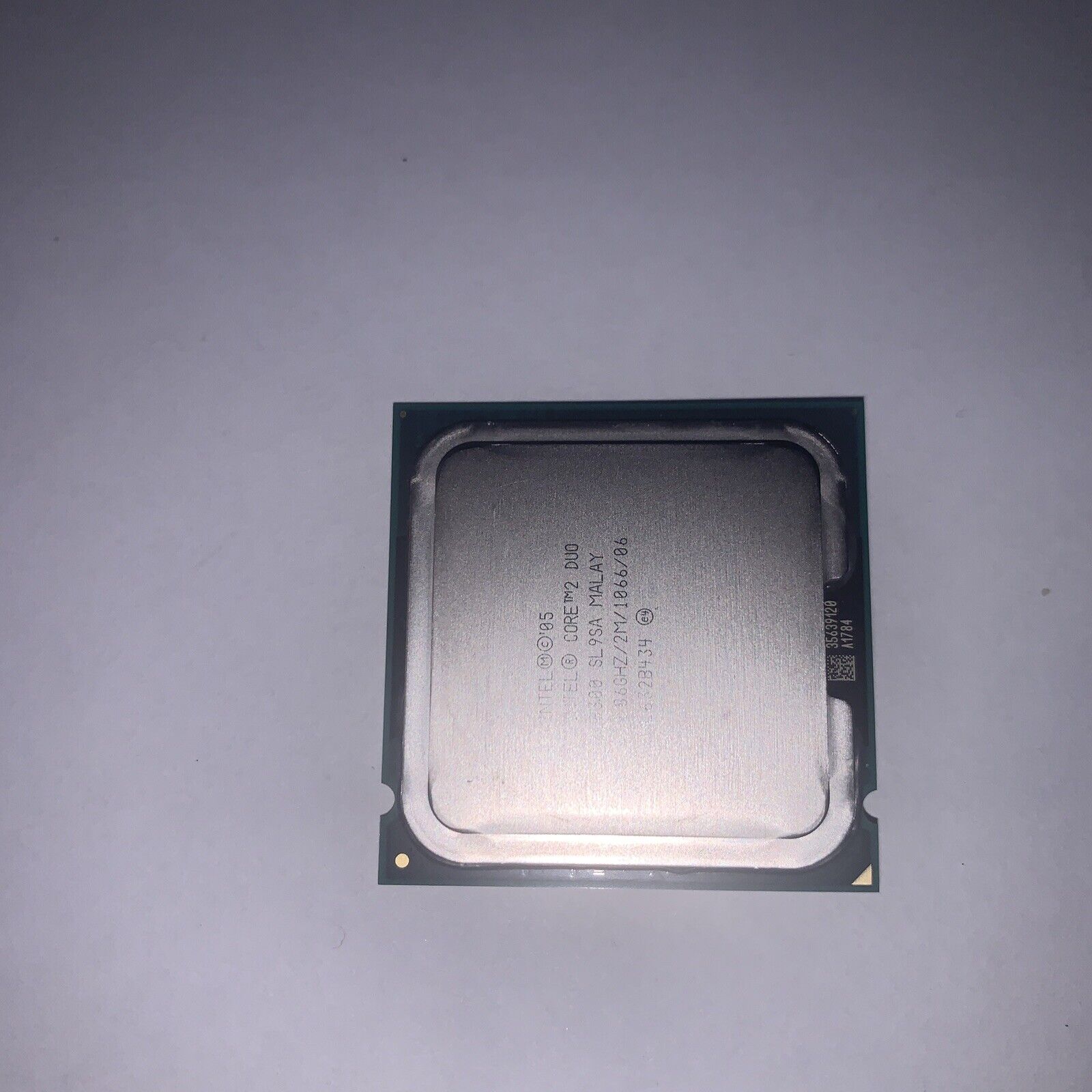 Intel Core 2 Duo E6300 1.87GHz 2-Core LGA775 Desktop CPU SL9SA