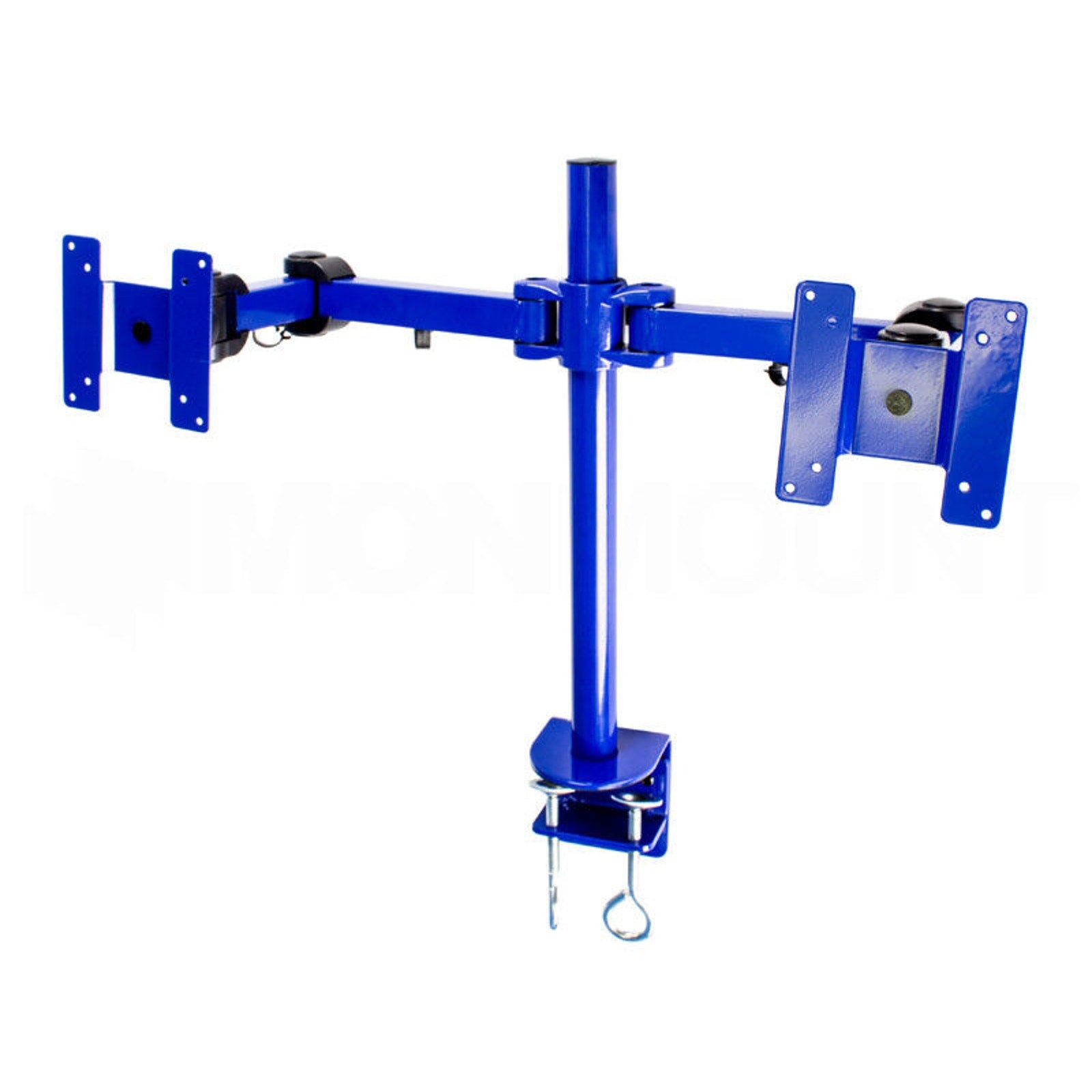 MonMount Dual LCD Monitor Stand Desk Clamp Holds Up to 24-Inch LCD Monitors, ...