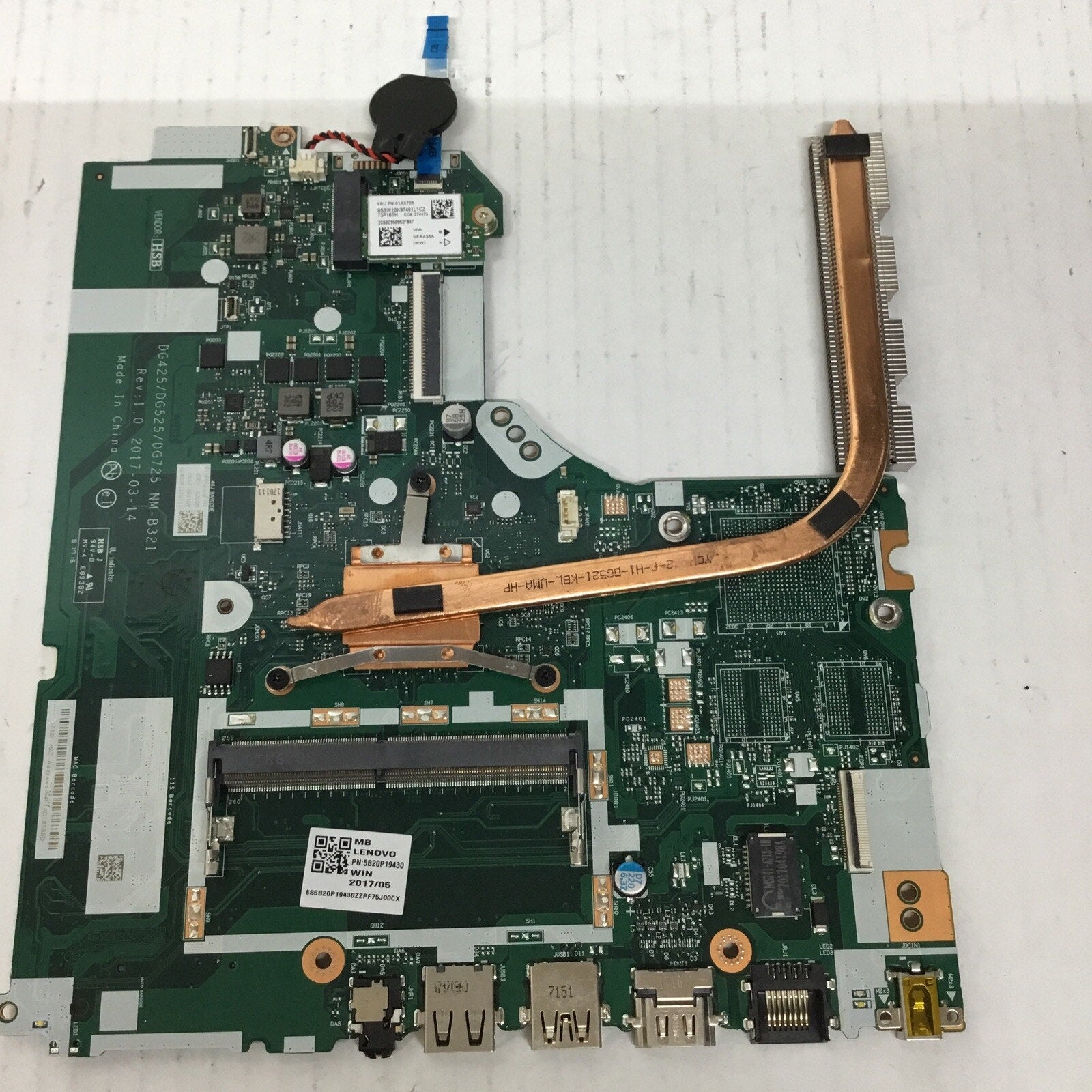 Motherboard For Lenovo Ideapad 320-15AST - Mainboard 5B20P19430