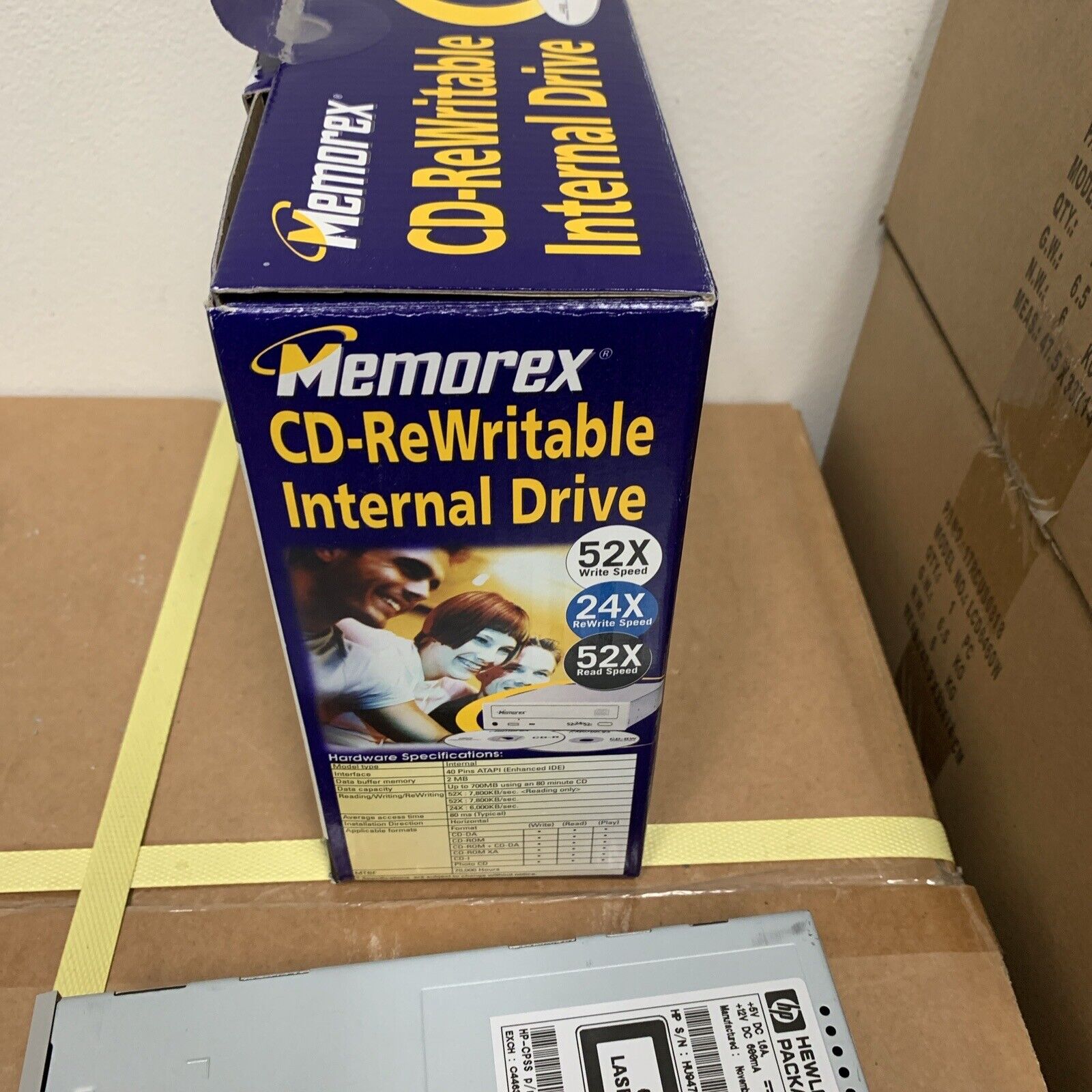 Vintage Hewlett Packard HP IDE CD-Writer Plus 8250i