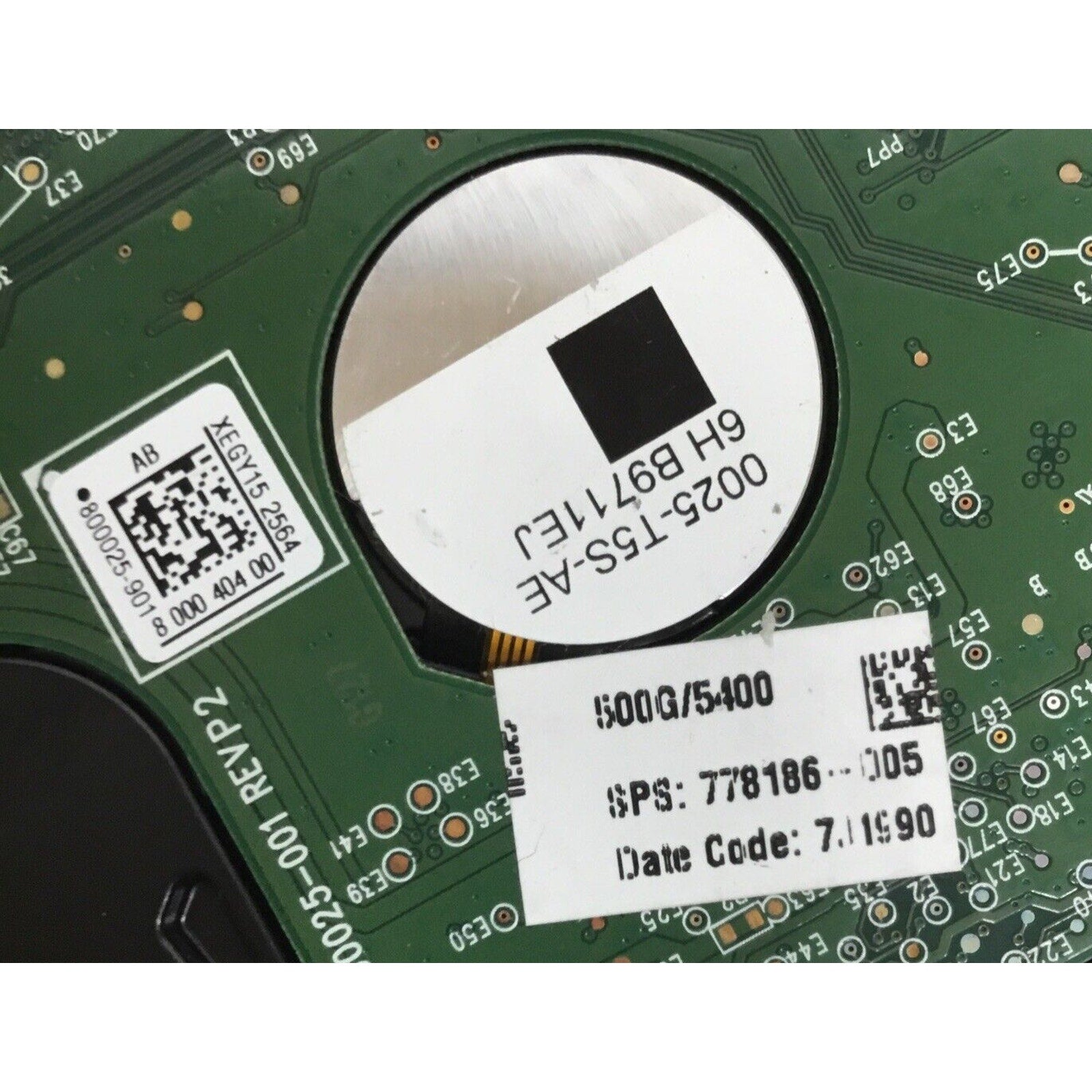 Western Digital 500GB SATA 2.5" HDD Hard Drive WD5000LPCX 726835-003