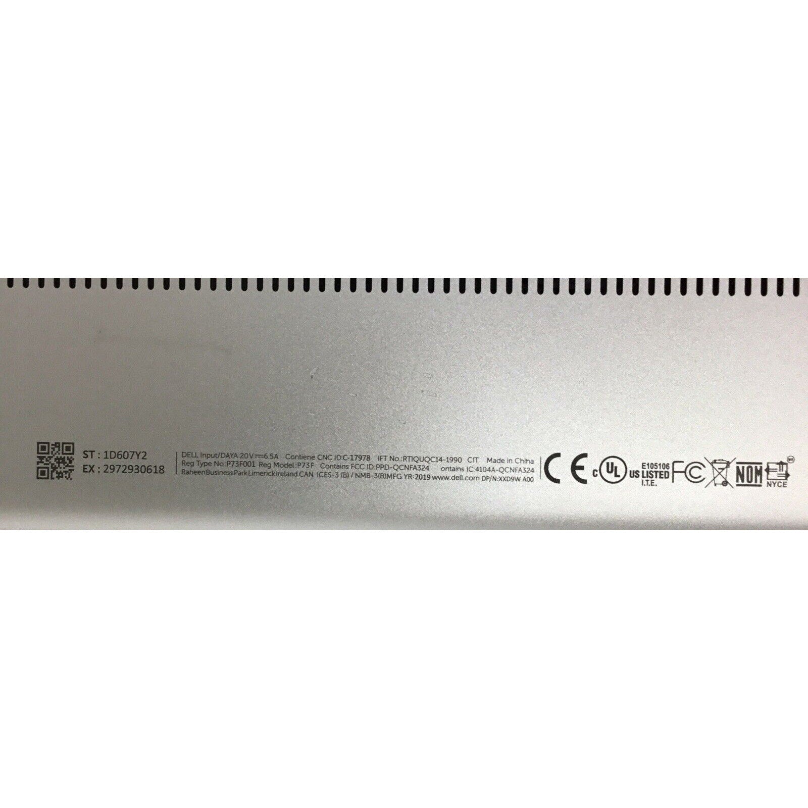 Dell XPS 15 9575 15" UHD 4K Touch I7-8705G 512GB SSD Intel HD Graphics 630 16GB