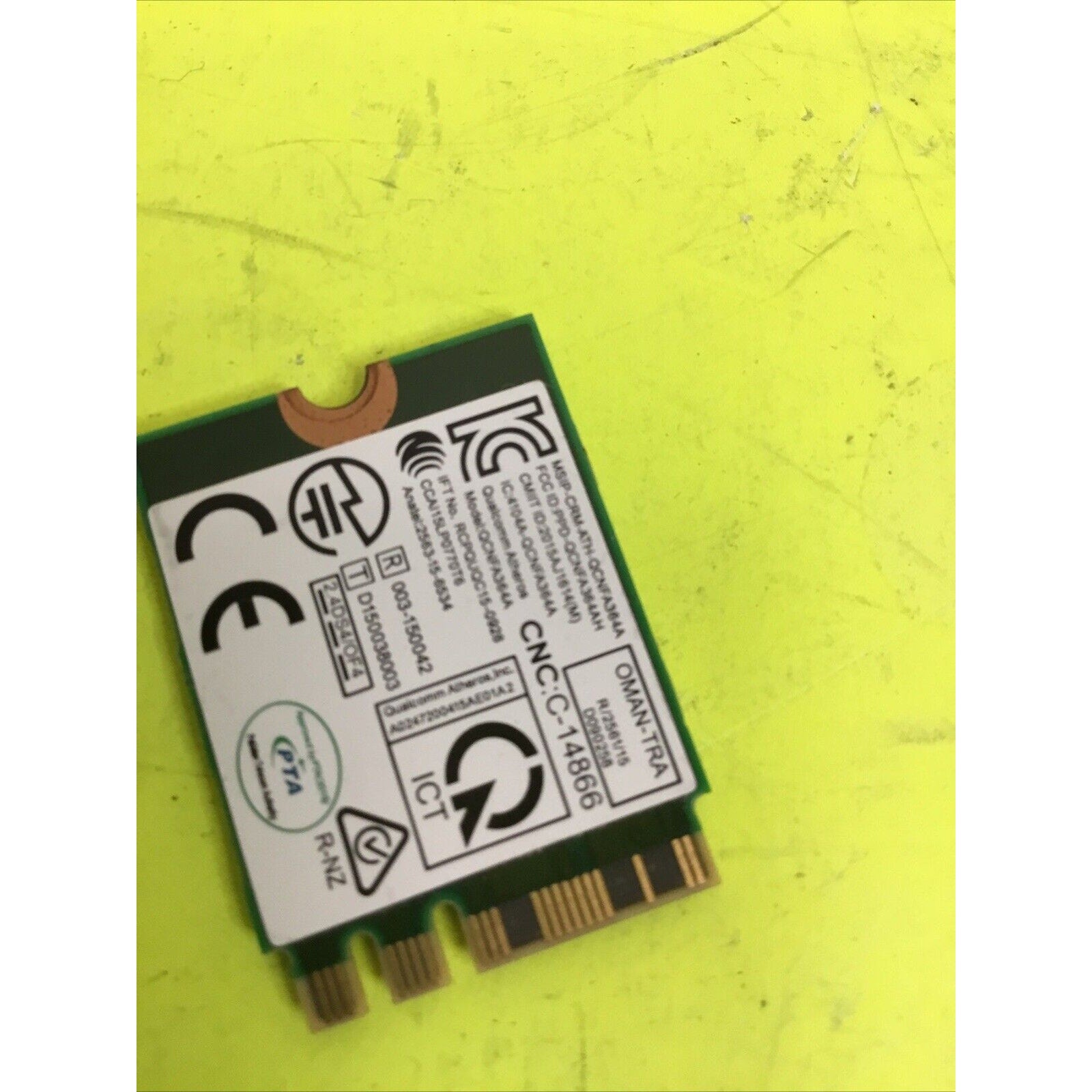 Dell Killer Wireless-AC N1535 WiFi Card Bluetooth 4.0