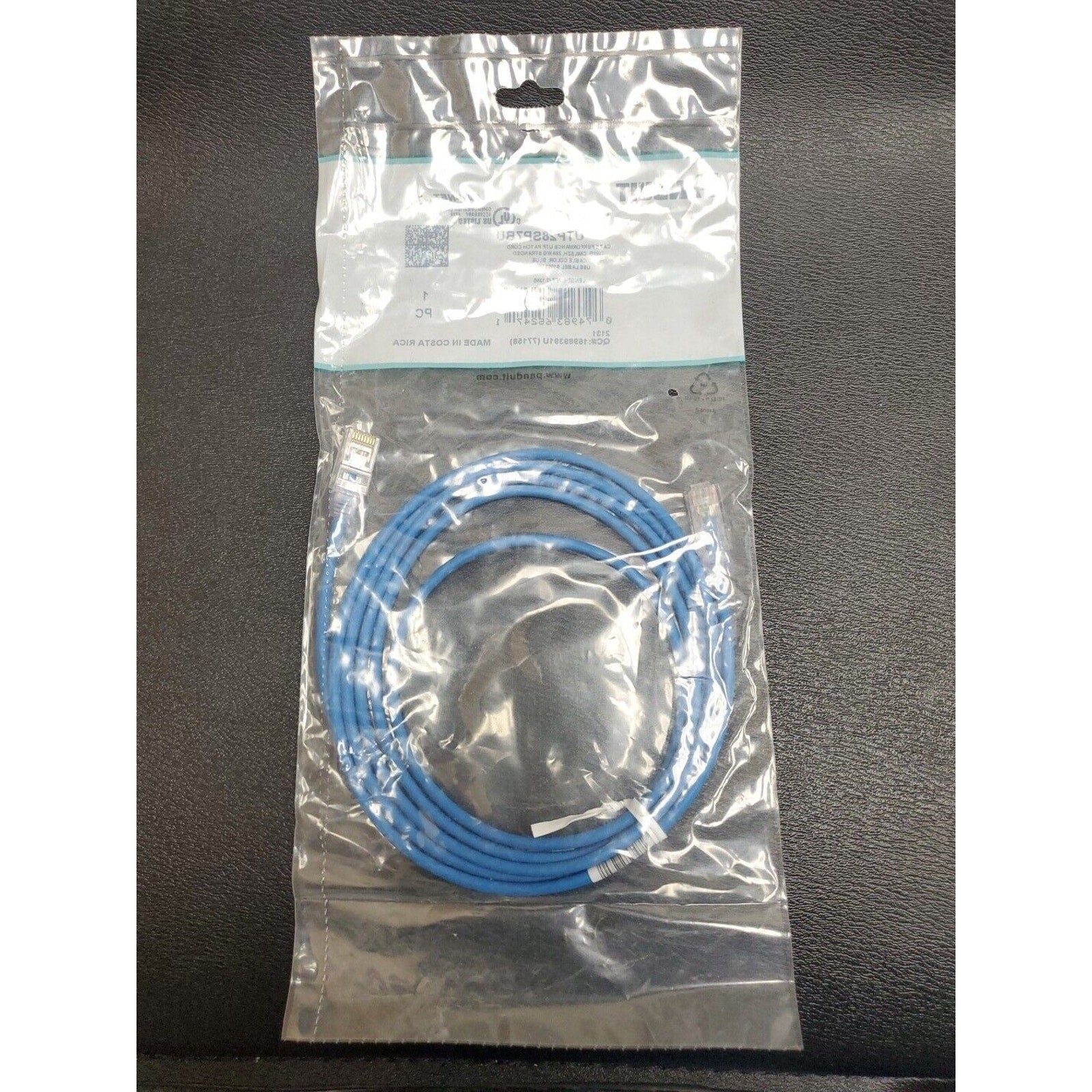 Panduit UTP28SP7BU CAT 6 Performance 28AWG UTP Patch Cord 7 ft (Blue)