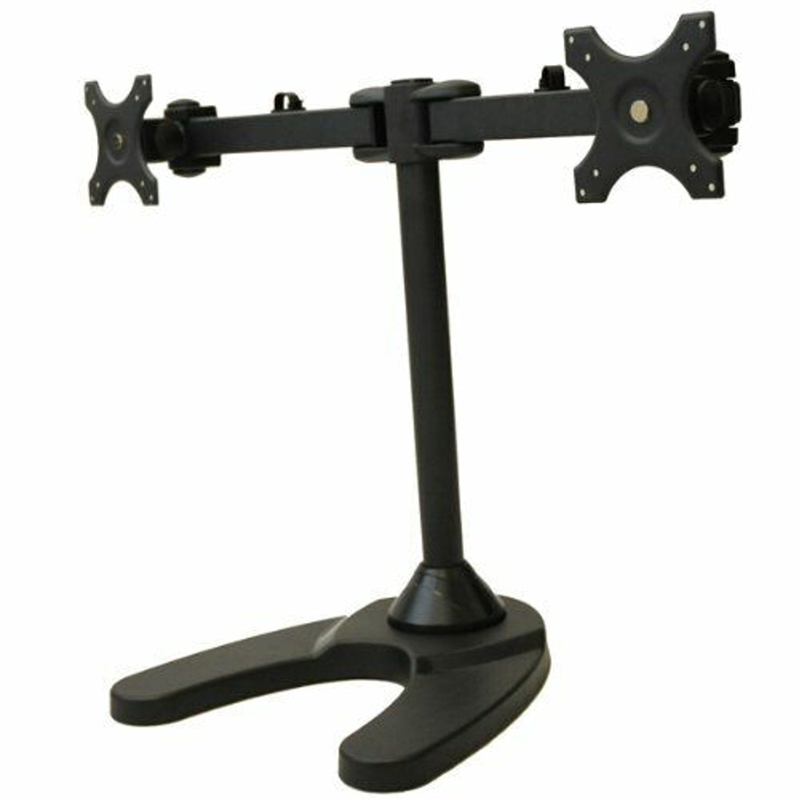 MonMount Dual LCD Freestanding Monitor Stand Up to 24-Inch, Black (LCD-6460B)