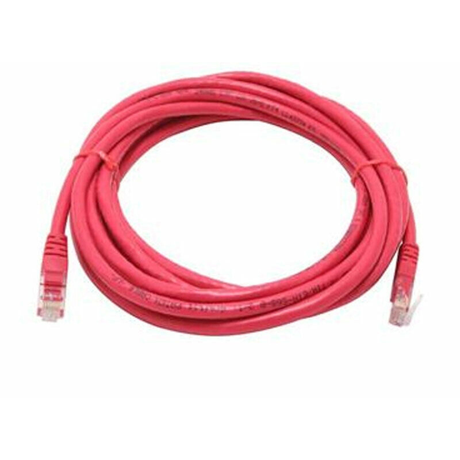 14ft Cat5e RJ45 Ethernet Patch Cable - Red - 14 Feet