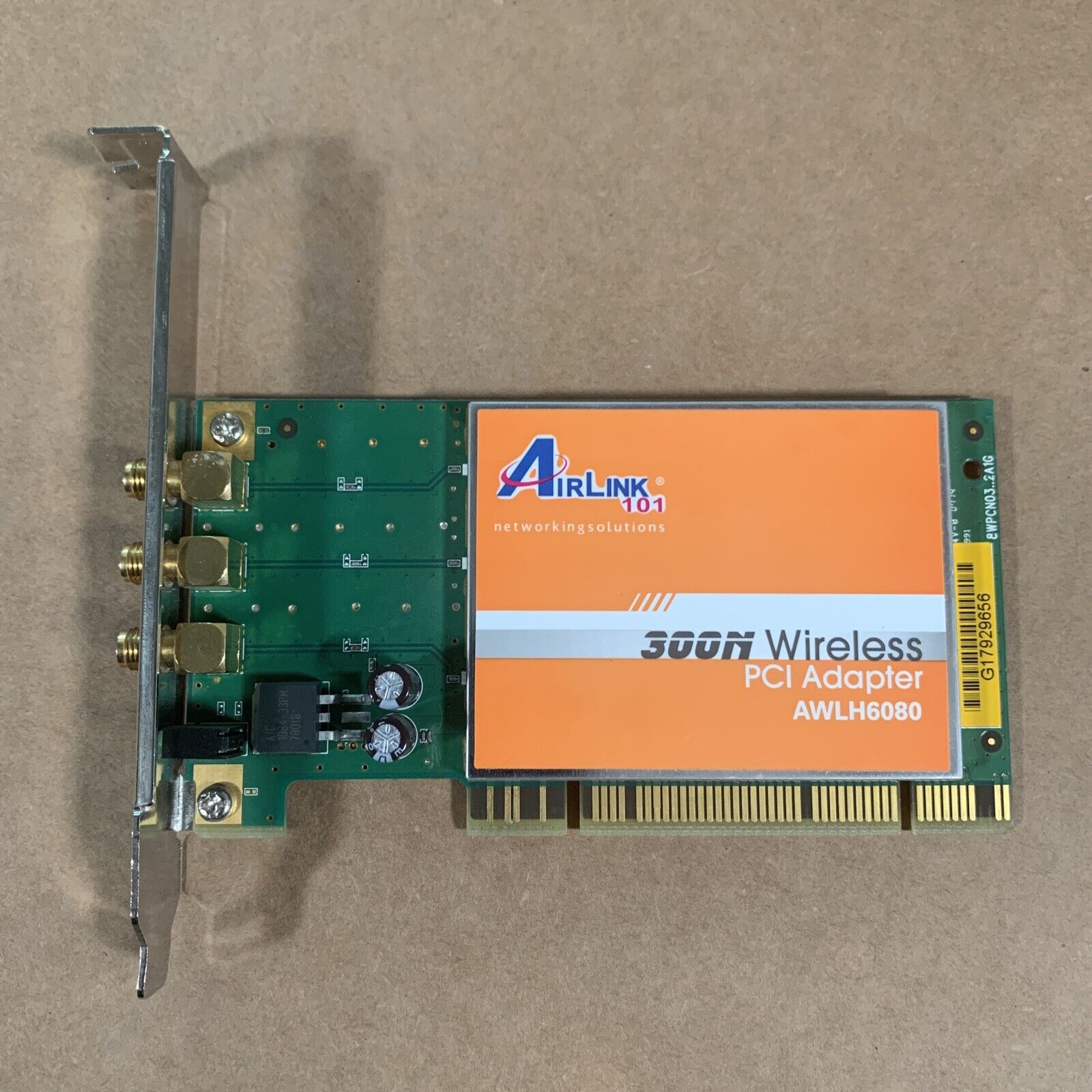 AirLink 101 300N Wireless PCI Adapter AWLH6080 PC Computer Card - No Antennas