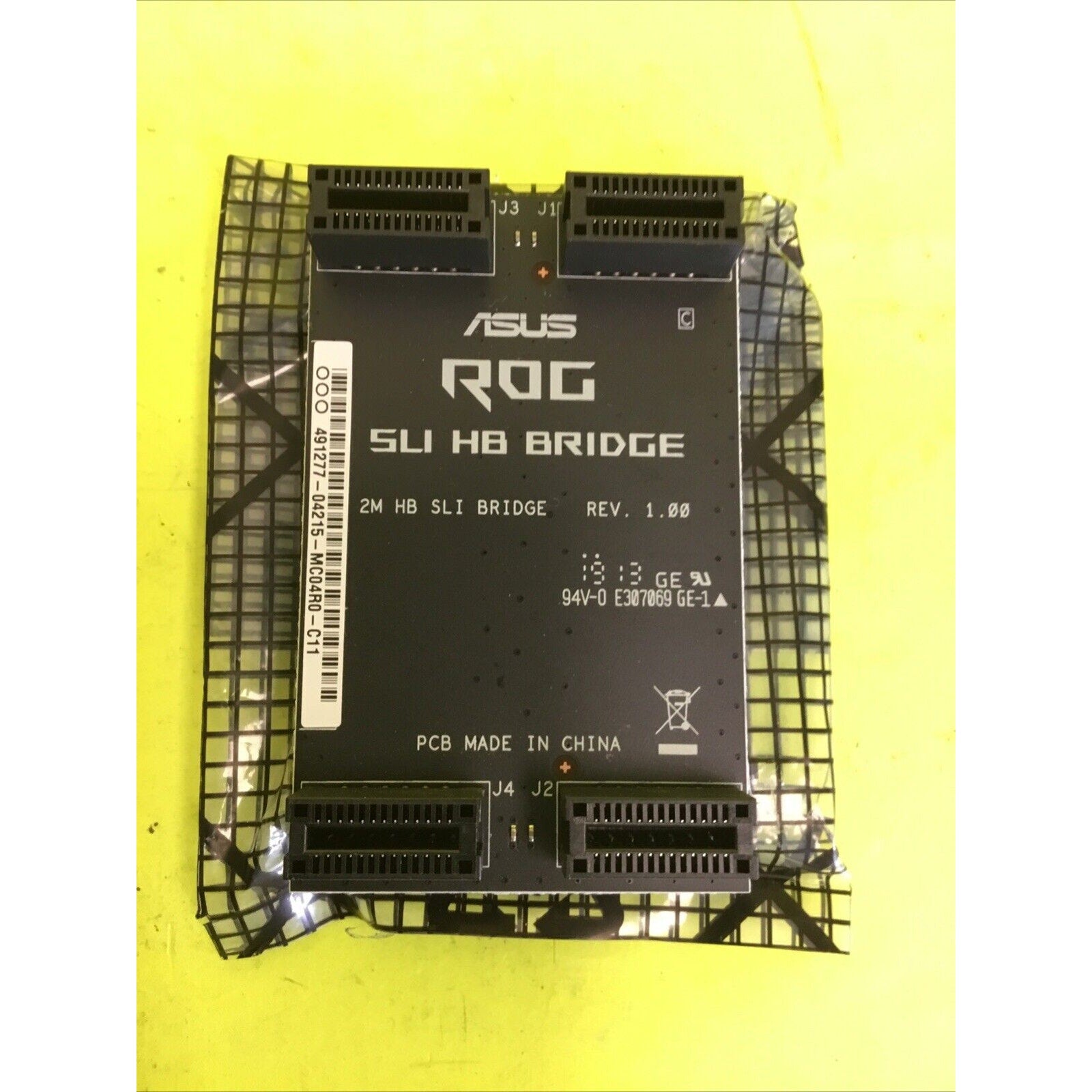 2 Pcs Genuine ASUS ROG 2M HB 2 Way Nvidia SLI Bridge Rev 1.00 60mm 2 Slot