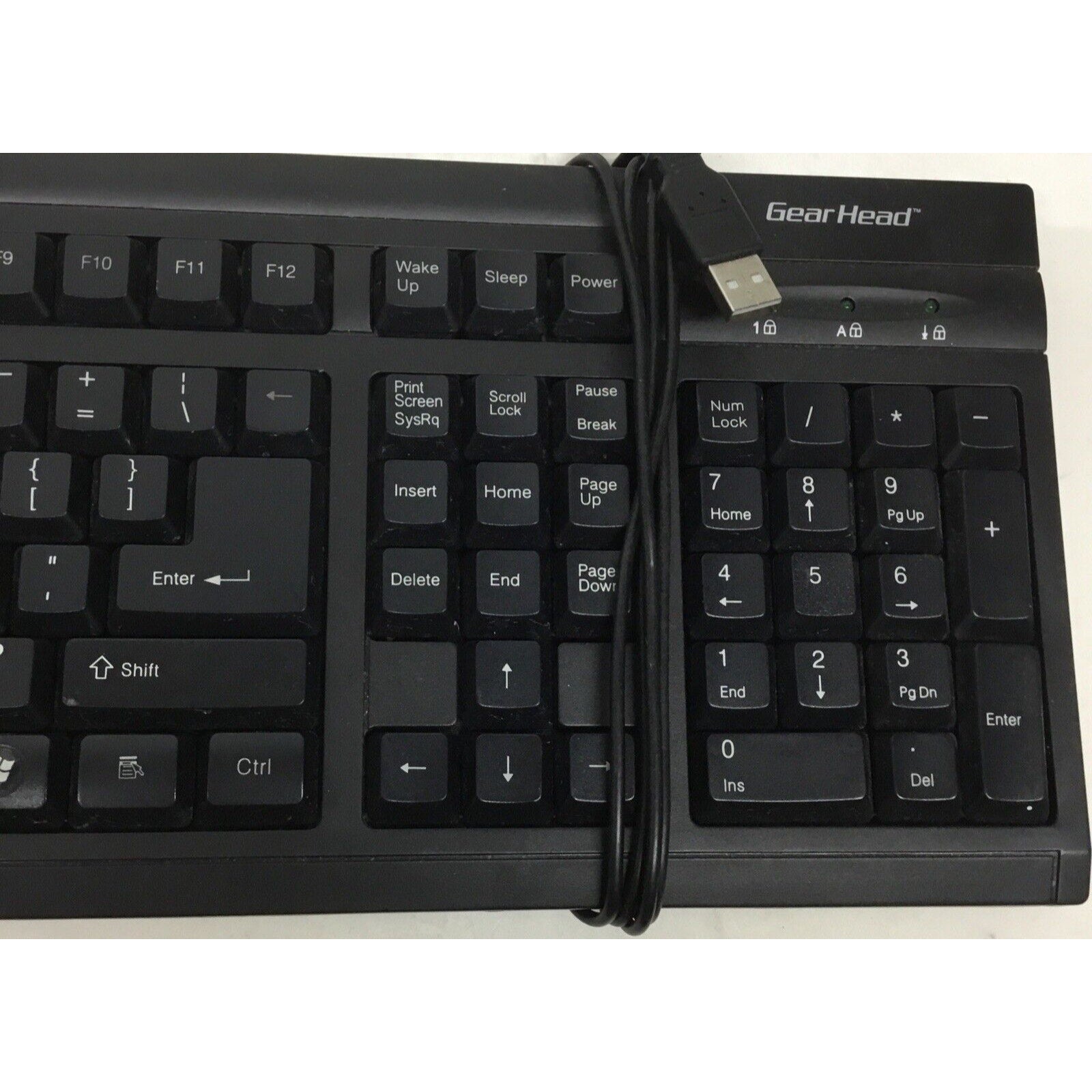 Gear Head KB2500U USB Wired Keyboard
