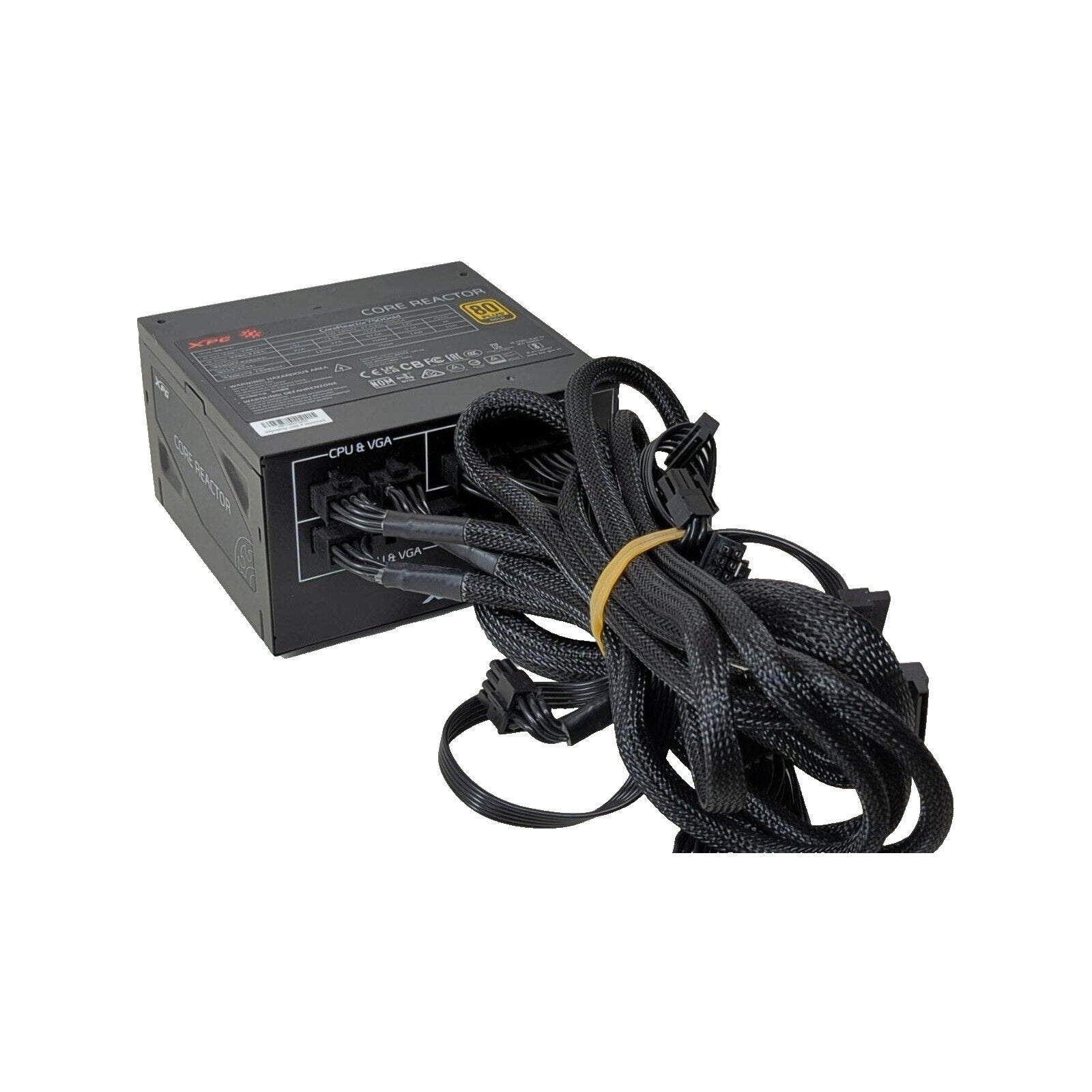 XPG Core Reactor 750 80+ Gold 750W ATX Modular Power Supply - CoreReactor750Gold