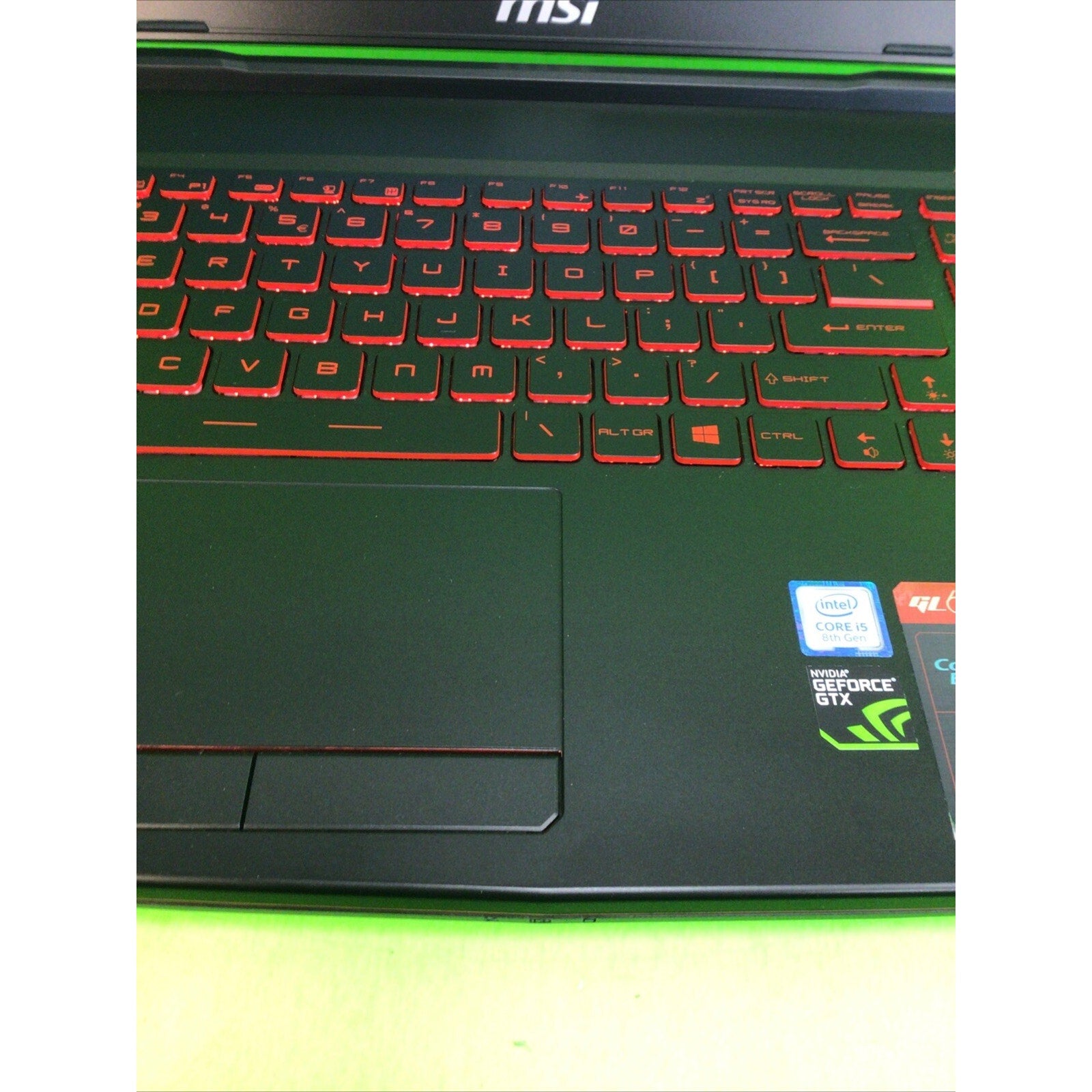 MSI GL63 8RC Gaming Laptop Core i5-8300H 24GB DDR4 RAM 240GB SSD+500GB HDD