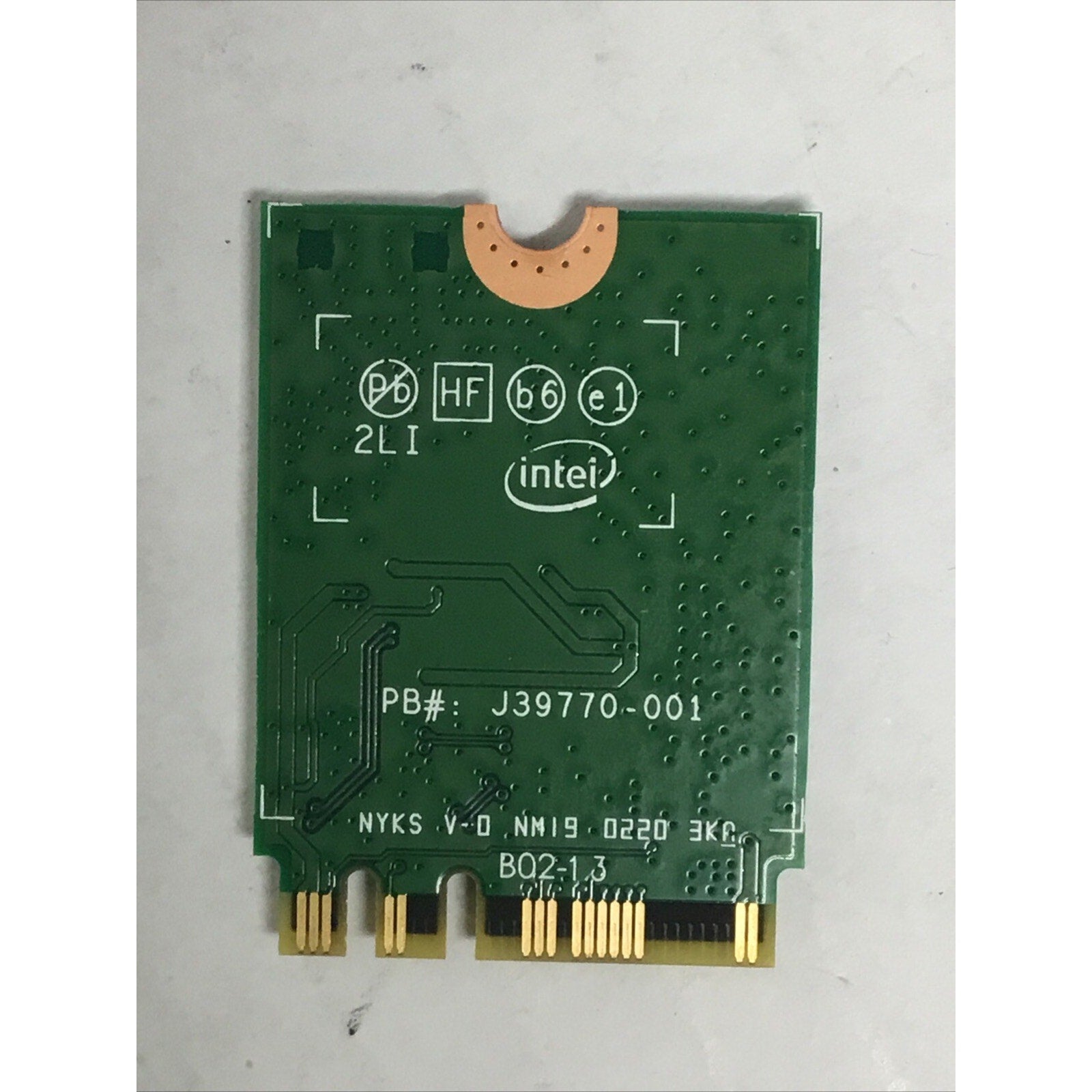 Intel Dual Band Wireless-AC 9260NGW NGFF 01AX769 G86C0007R610 920687-001