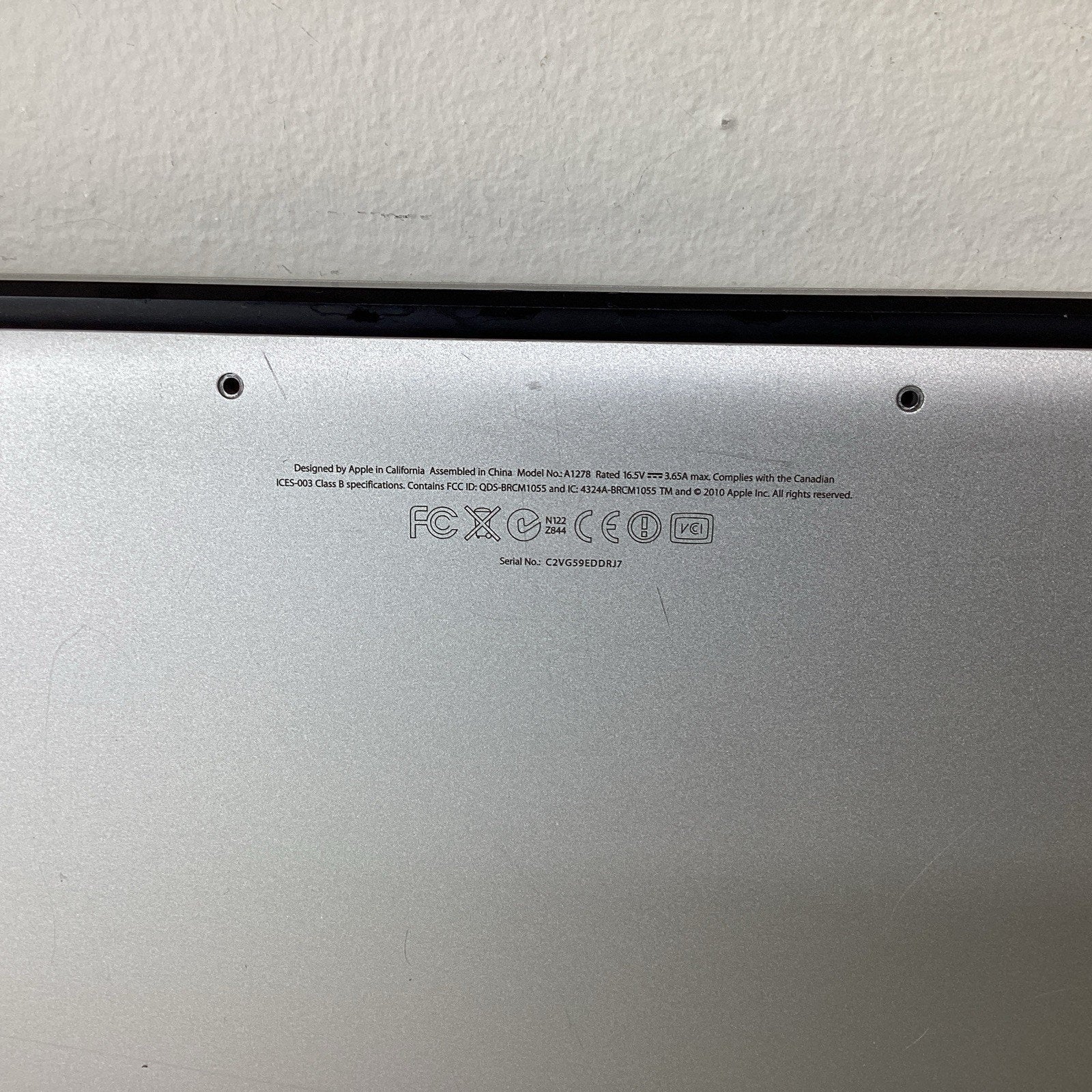 Apple MacBook Pro A1278 13" 500GB HDD - For Parts