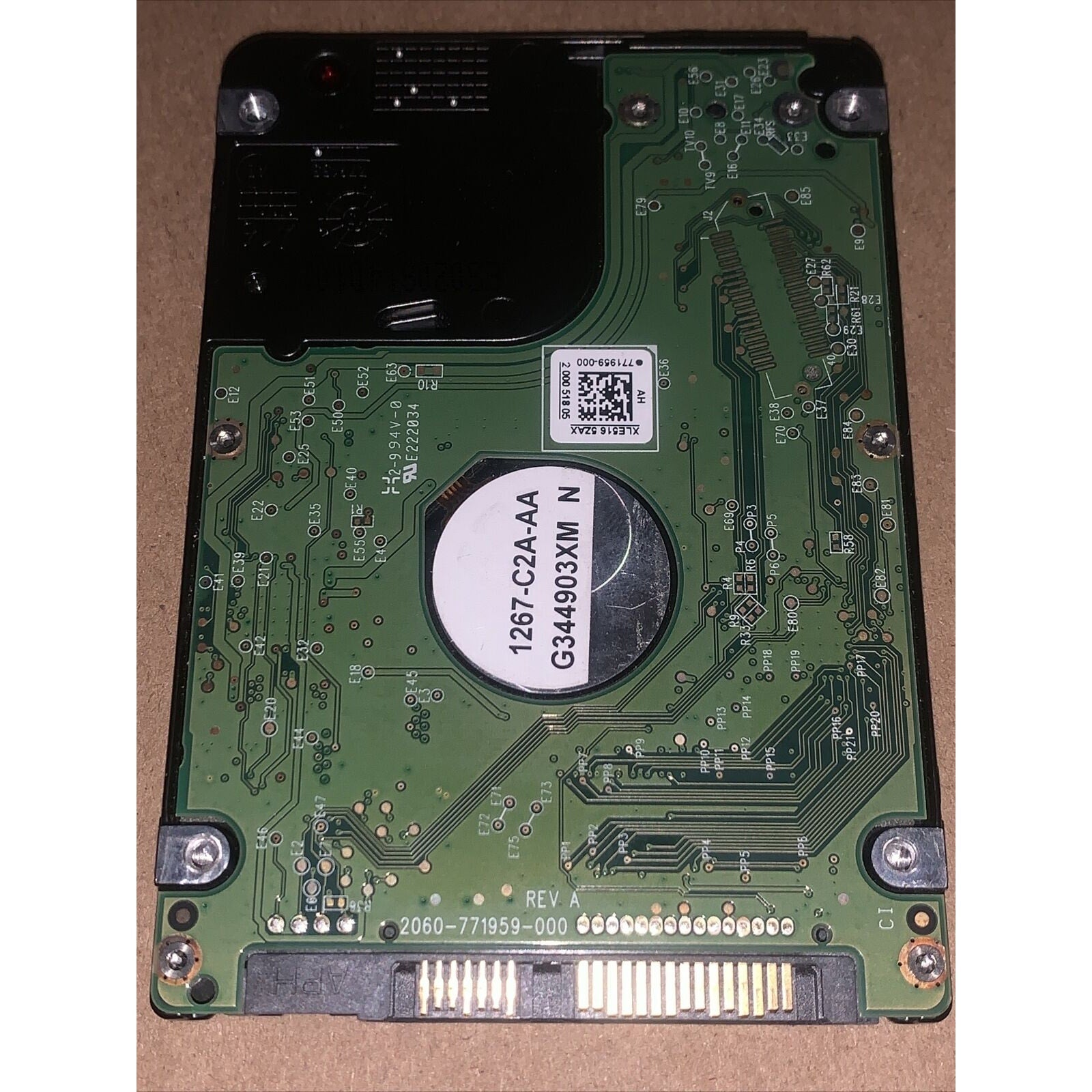 WESTERN DIGITAL 500GB 2.5" SATA 5400RPM LAPTOP PC HD HARD DRIVE WD5000LPVX