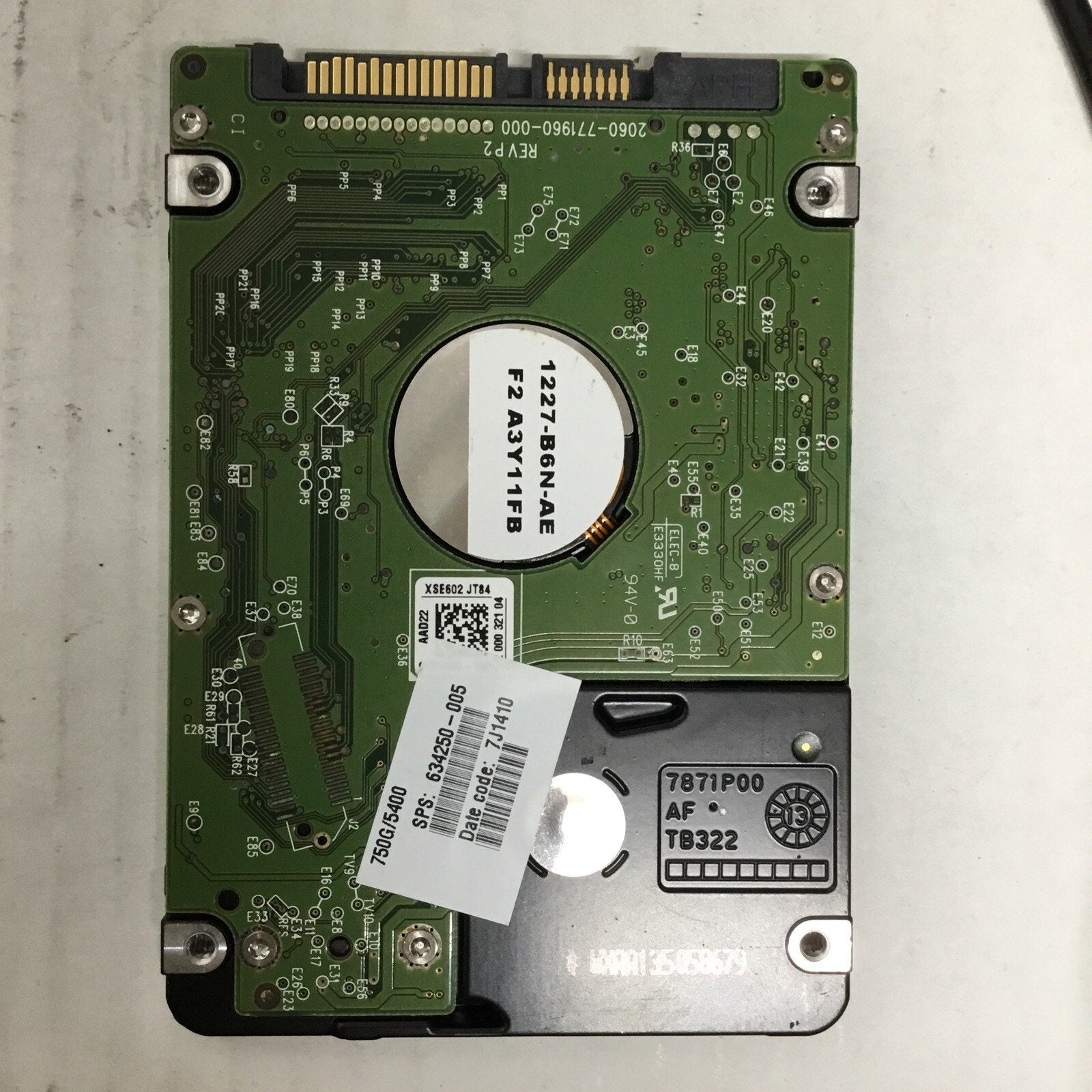 WD WD7500BPVX 771933 2.5" 750GB WD Blue Hard Drive