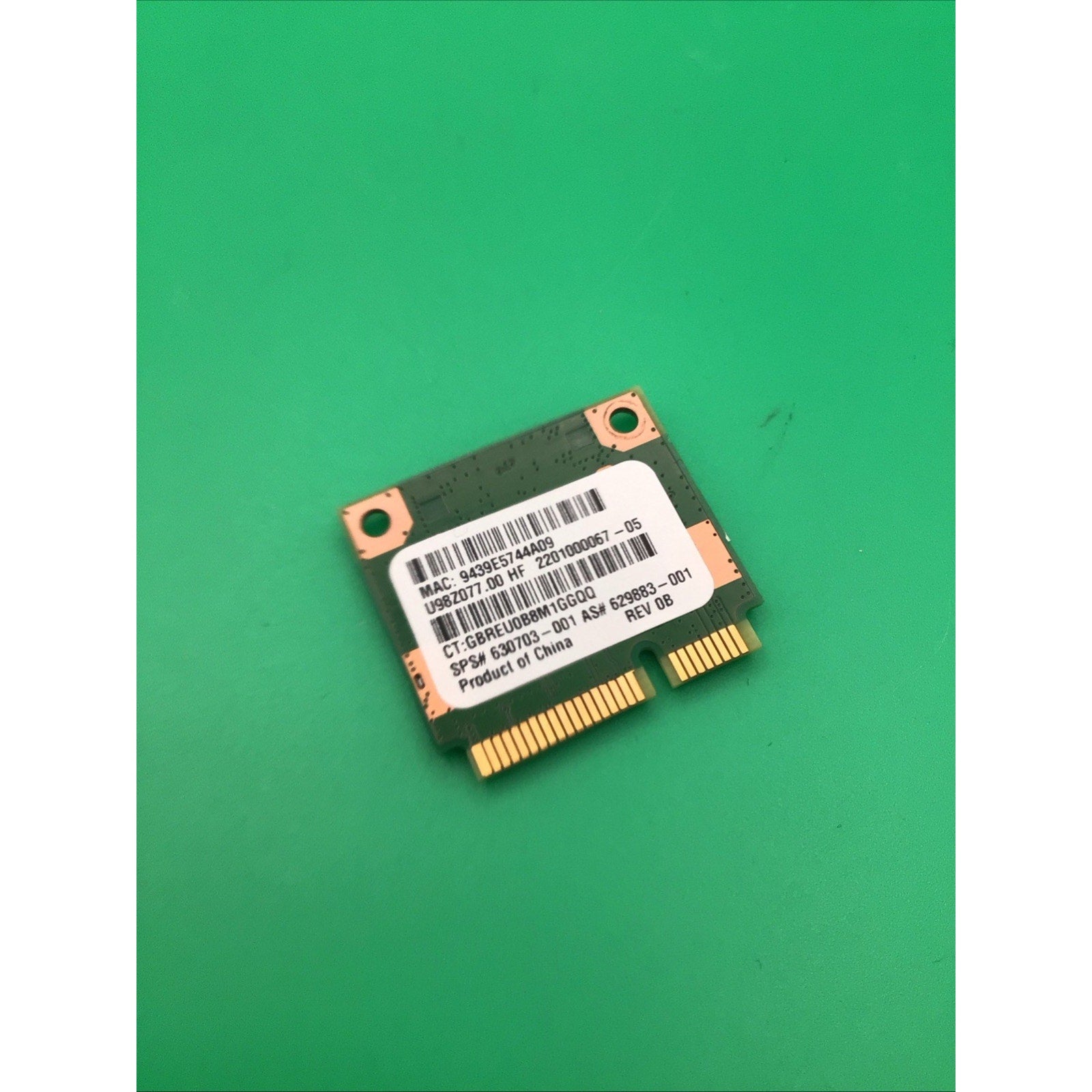 630703-001 RALINK RT5390 Mini PCI WiFi Card