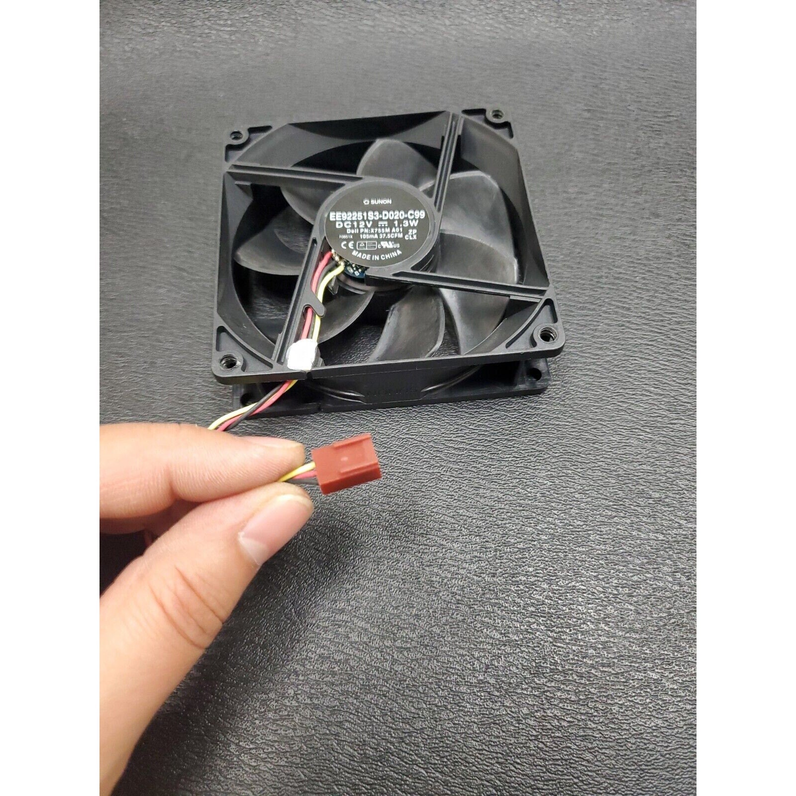 SUNON EE92251S3-D020-C99 12V 1.3W X755M A01 105mA 37.5CFDell Inspiron 92mm 3-Pin