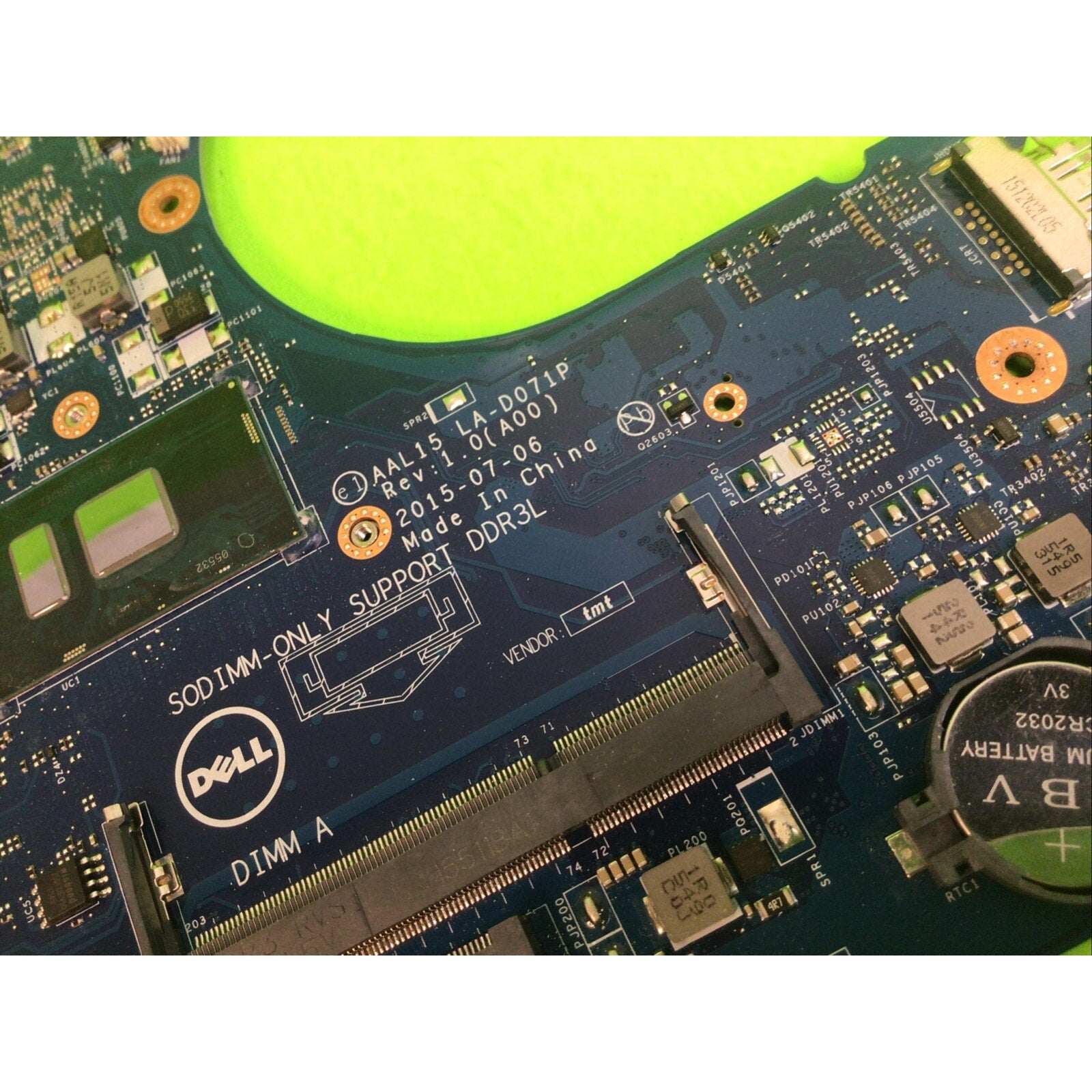 Dell Insprion 5559 5759 Intel i5-6200U 2.30GHz AAL15 LA-D071P Motherboard