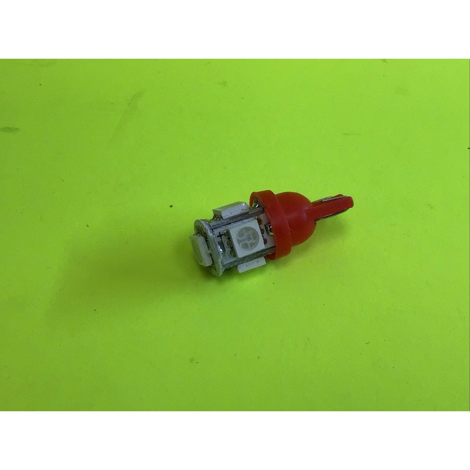 10 Pack T10 5-led 5050SMD License Plate Wedge Reading Light Red