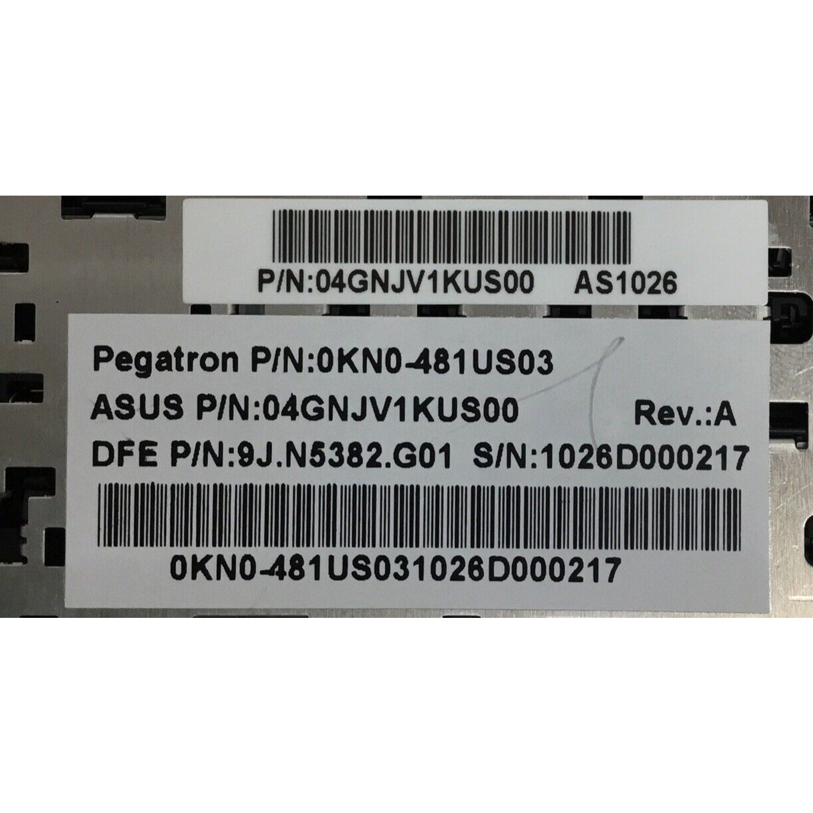 Asus Laptop Keyboard Original For G2 Series 04GNJV1KUS00 OKN0-481US03