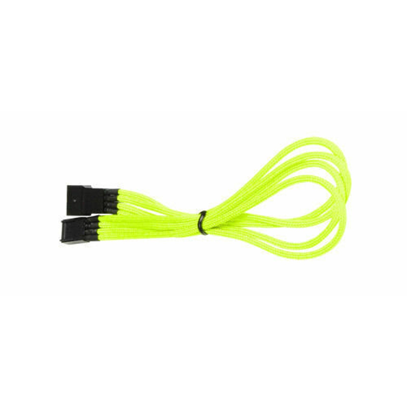 12" PWM Fan Power Extension Cable - 4-pin TX4 - Male/Female - Yellow