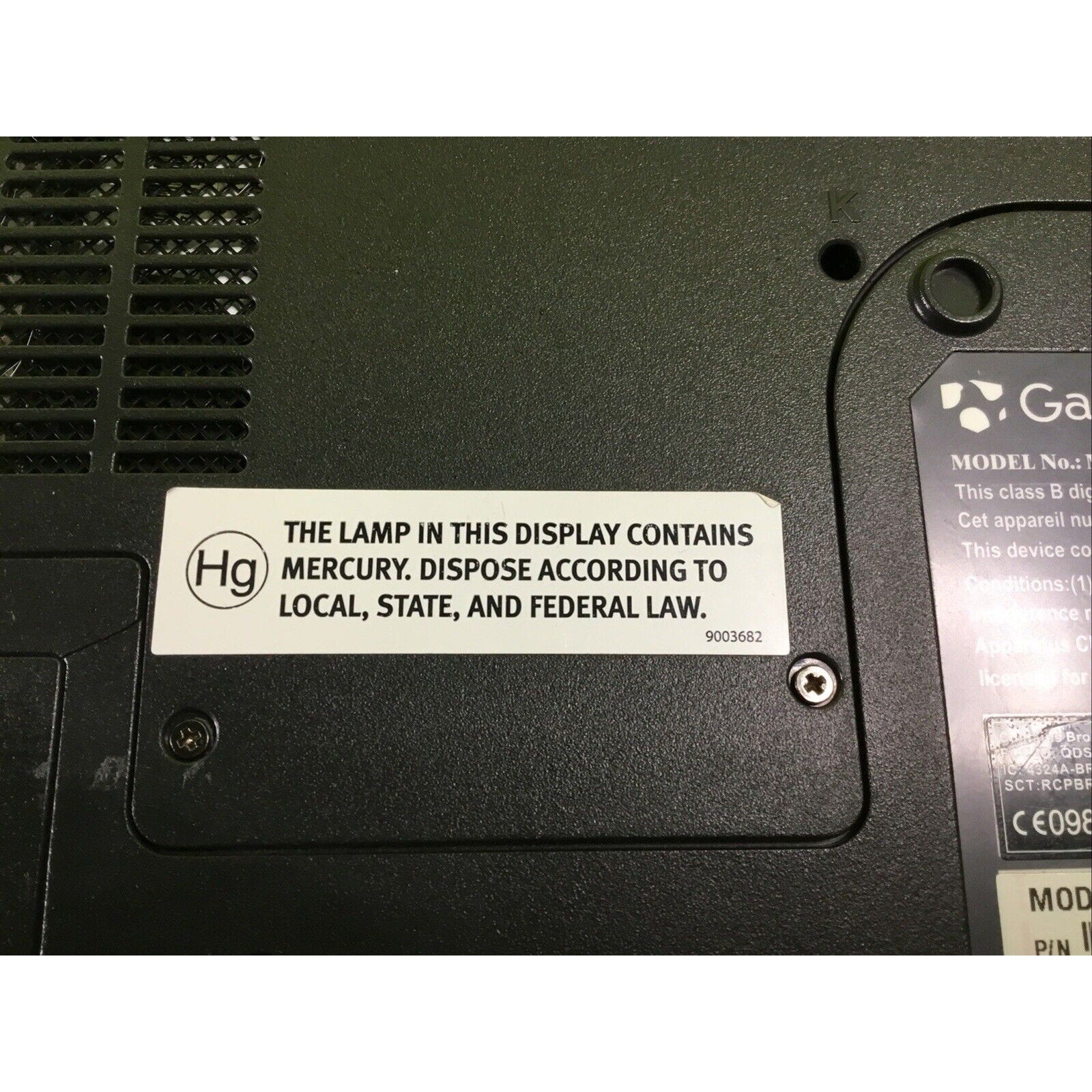 Gateway MX6453 Laptop FOR PARTS REPAIR or RECYCLE