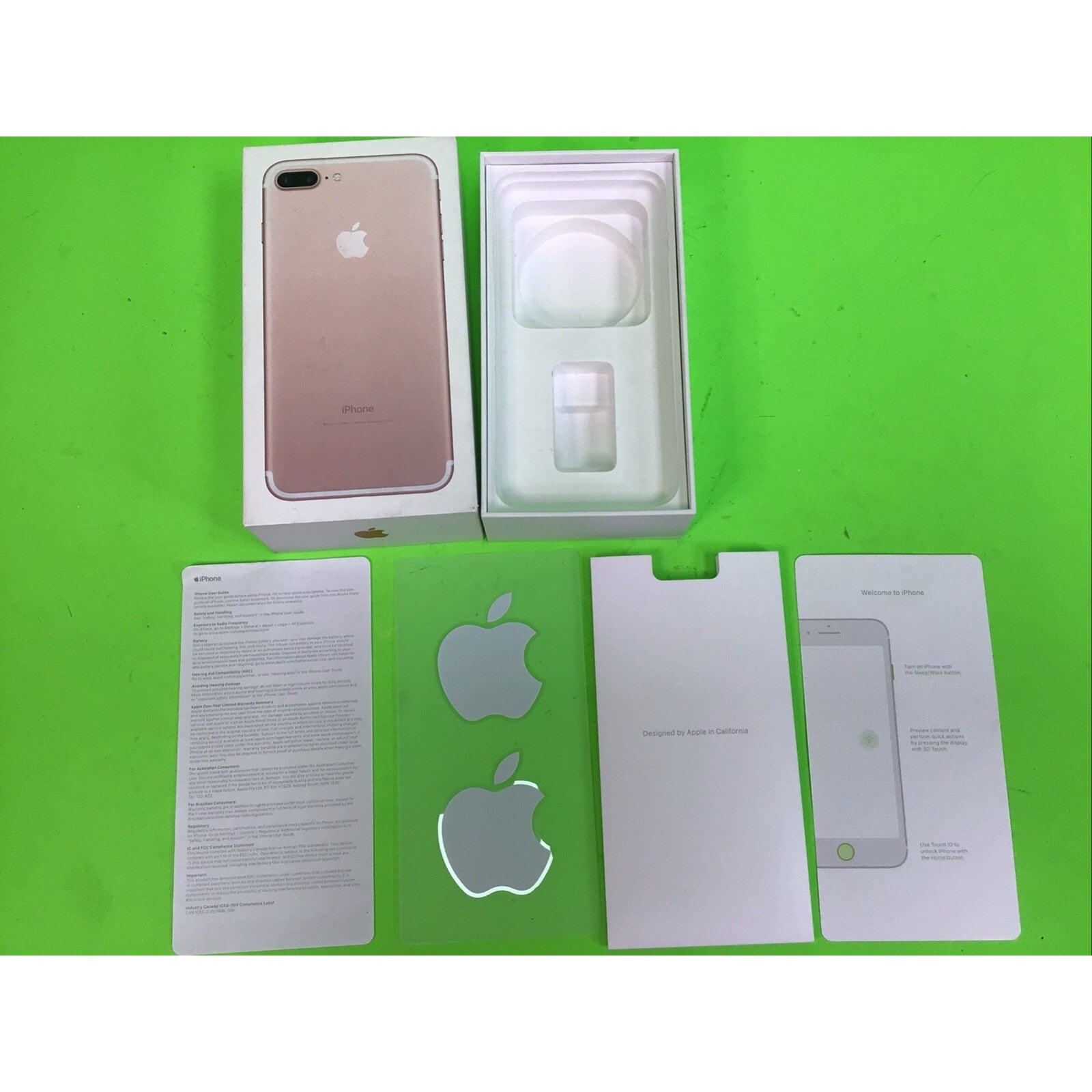 iPhone 7 Plus Rose Gold EMPTY BOX ONLY