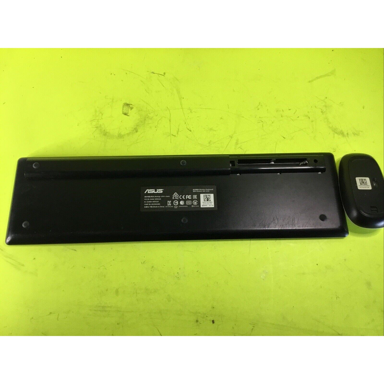 ASUS Wireless Keyboard and Mouse MD-5110 NO DONGLE