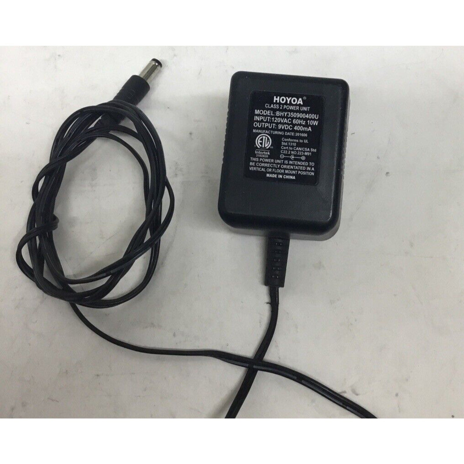 UL AC Adapter for Hoyoa BHY351350300U Class 2 Power Unit Power Supply Cord Cable