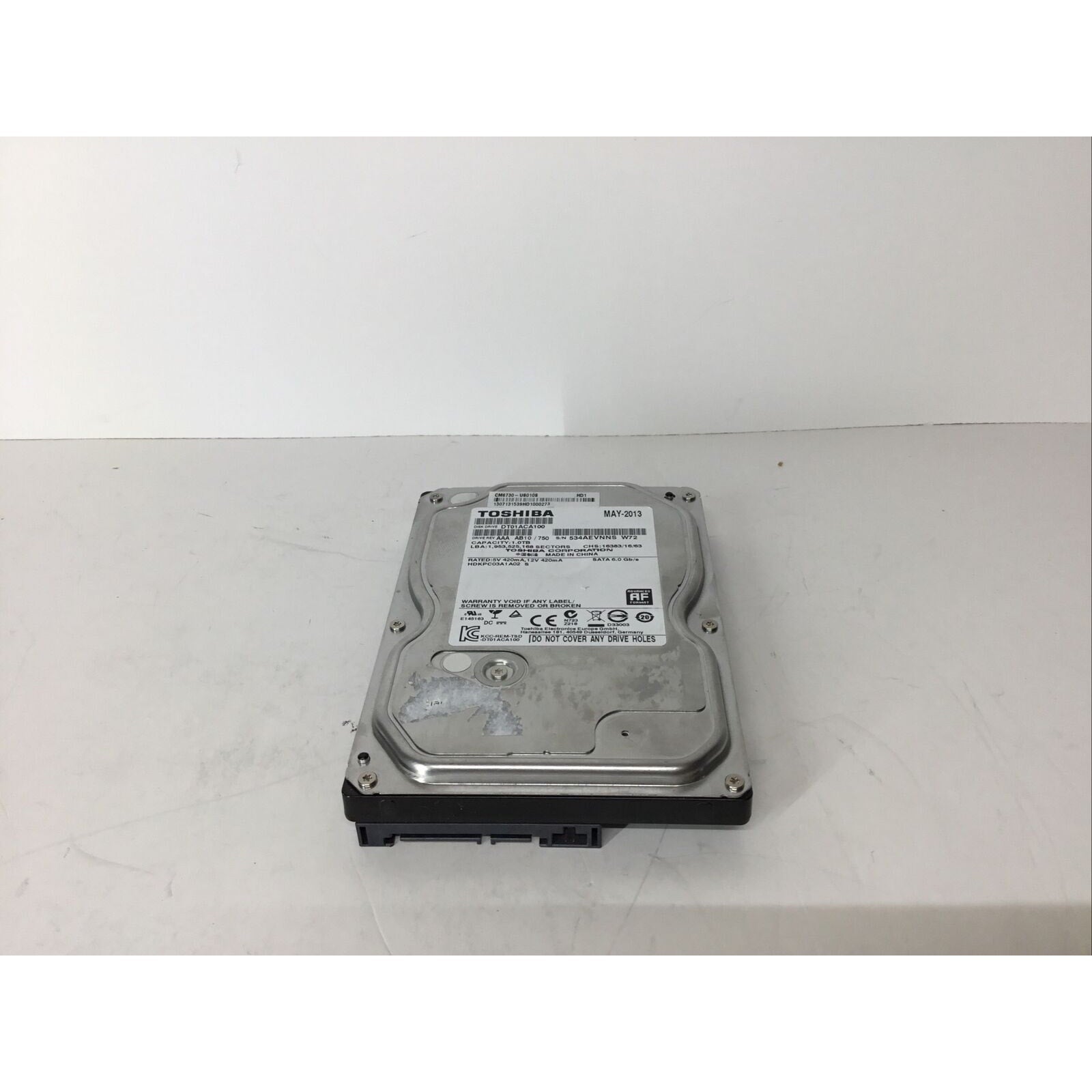 TOSHIBA Internal Hard Drive DT01ACA100 1TB SATA 6.0Gb/s