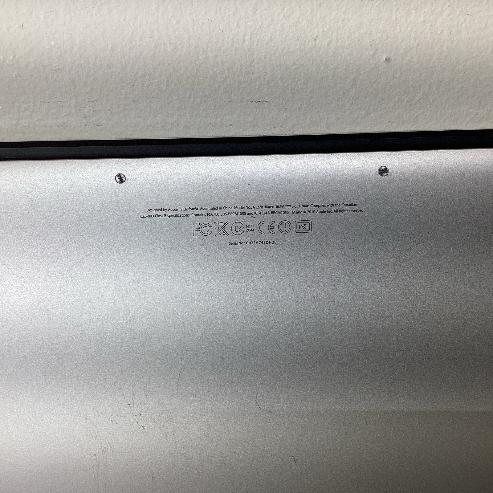 MacBook Pro 13" 2011 Intel i5 4GB RAM 320GB HDD A1278 - For Parts