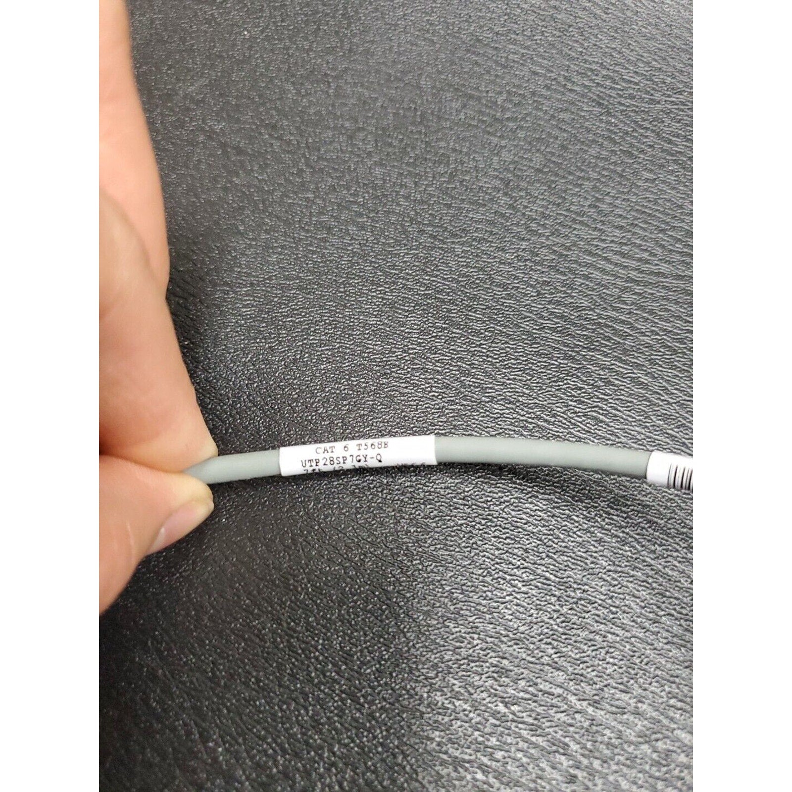 Panduit UTP28SP7GY-Q CAT 6 T568B Network Patch Cable 7 FT (Gray) 17292624Q