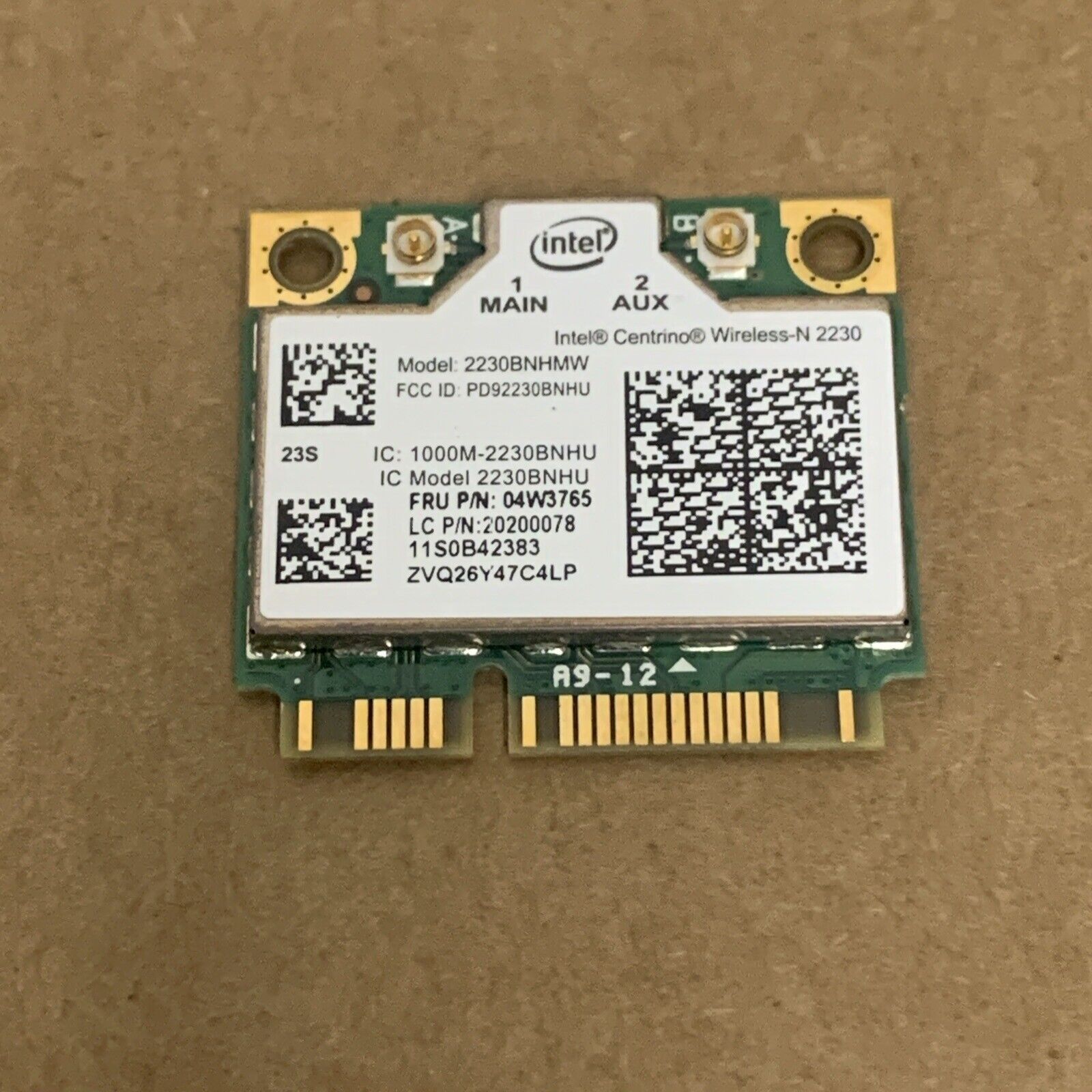 Lenovo ThinkPad E430 14" Genuine Wireless WiFi Card 04W3765 2230BNHMW ER*