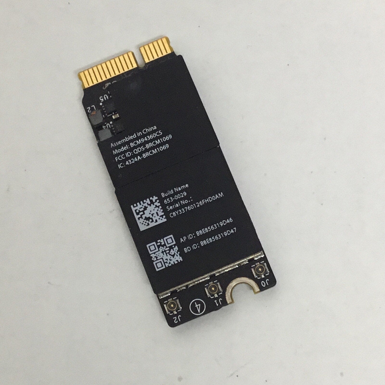 MacBook Pro A1502 2013 ME864LL ME865LL ME866LL Airport Bluetooth Card 661-8143
