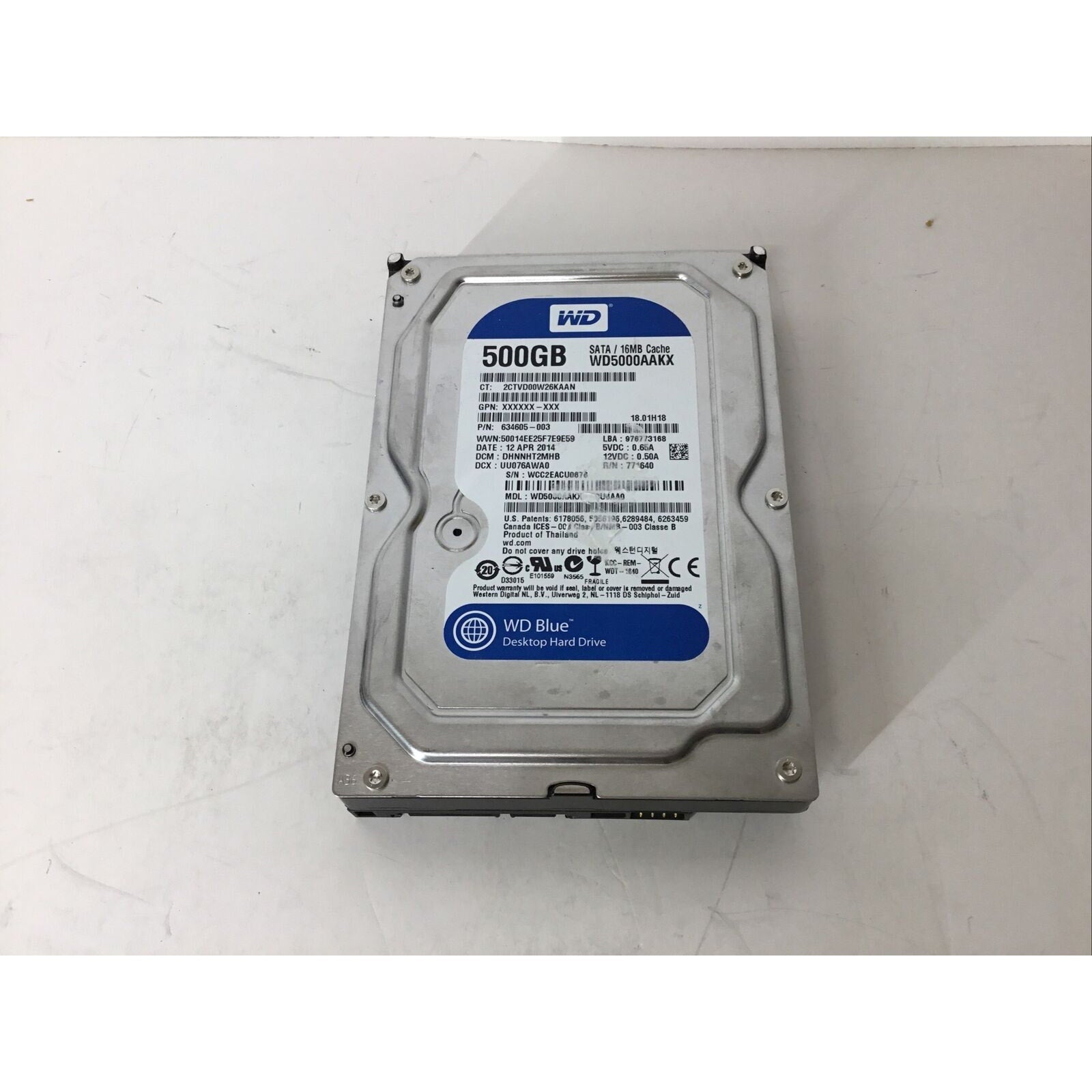 Western Digital WD Blue WD5000AAKX 500GB 3.5 in Hard Drive
