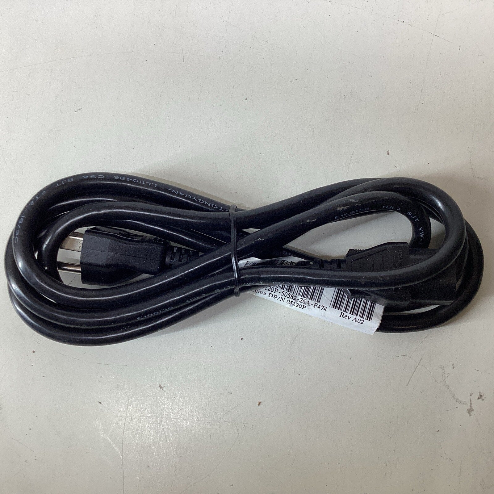 Lot Of 40 - Dell 6ft Standard 3-Prong Computer Power Cables 05120P 5120P