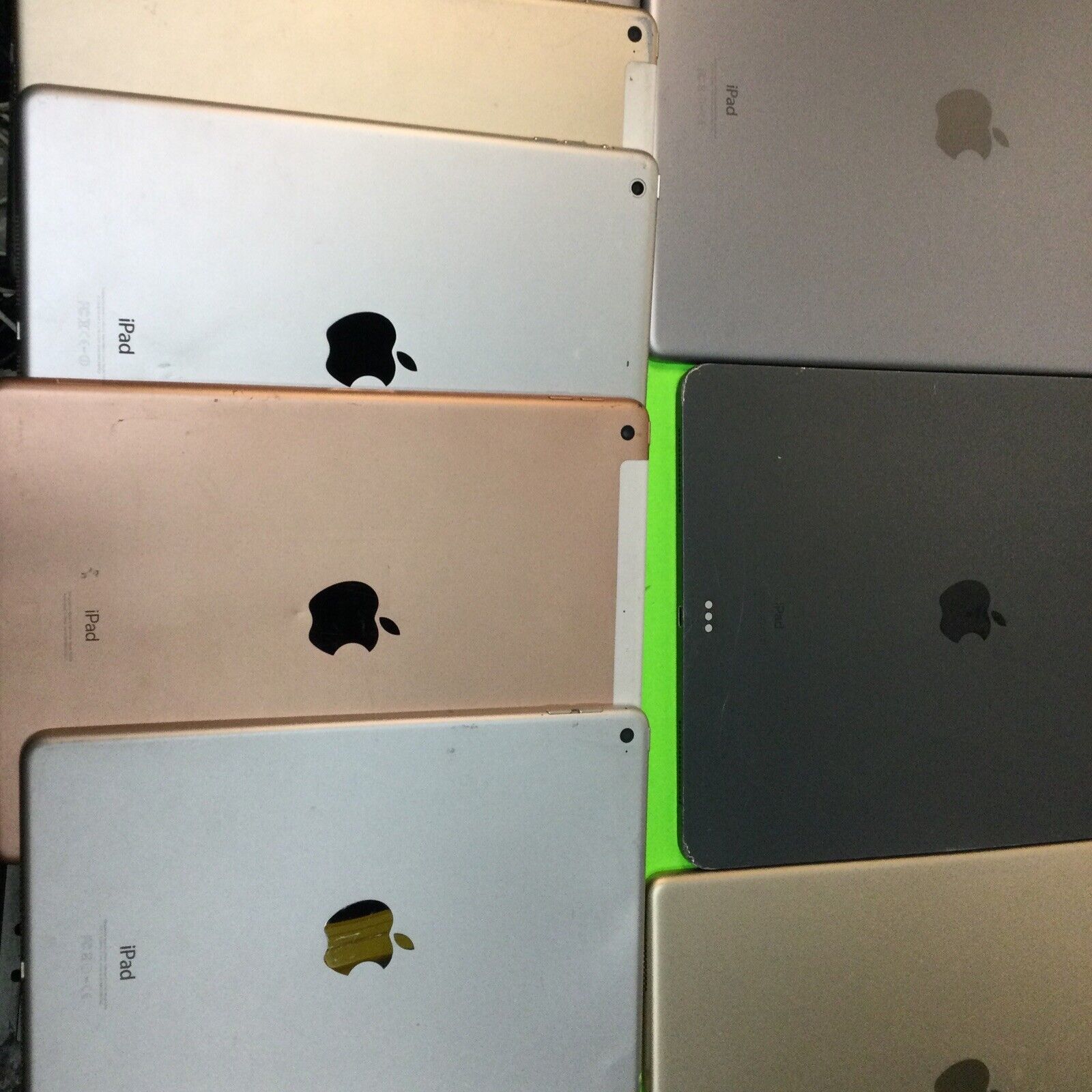 Lot of 8 assorted iPad housings for parts or repair