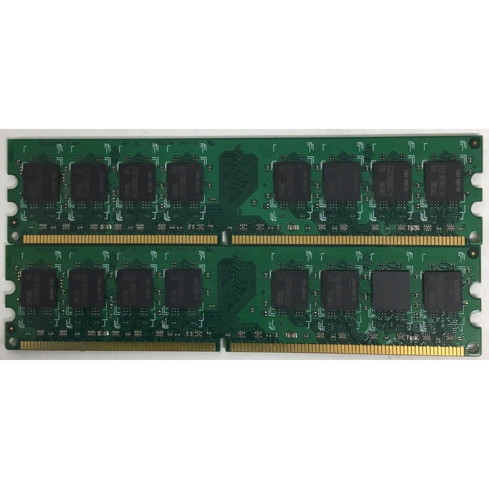 Lot of 2 DDR2 1GB PC5400 OB 166DNA04B43-F